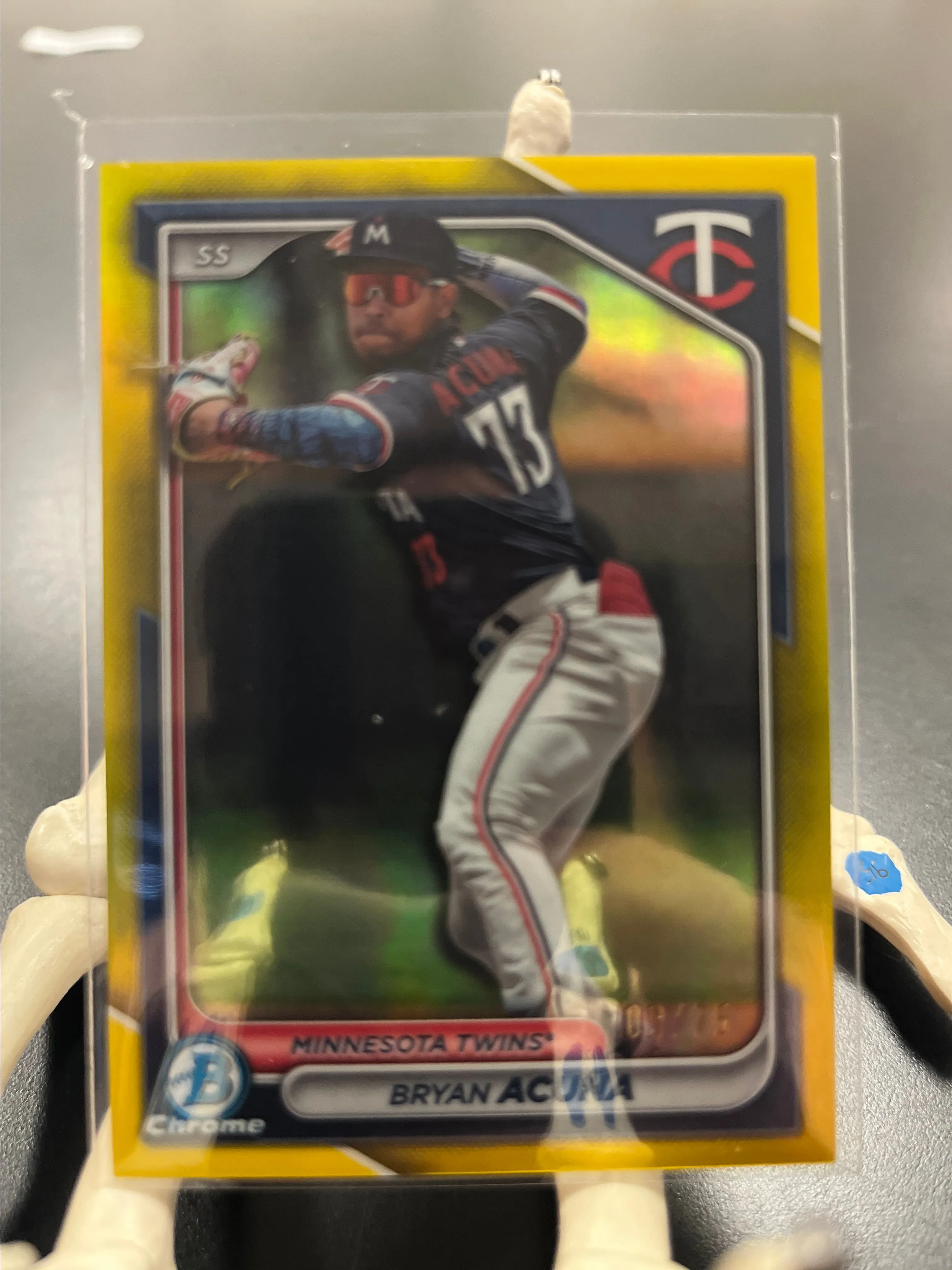 Product image for 2024 Bowman Chrome Bryan Acuna /75