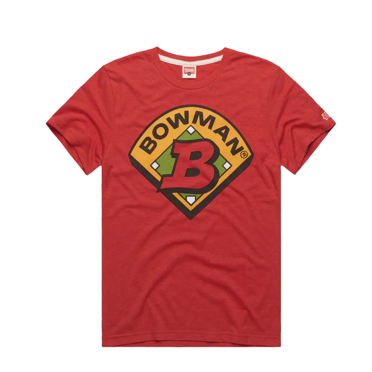 Product image for Topps Baseball Bowman Logo Red T-Shirt 