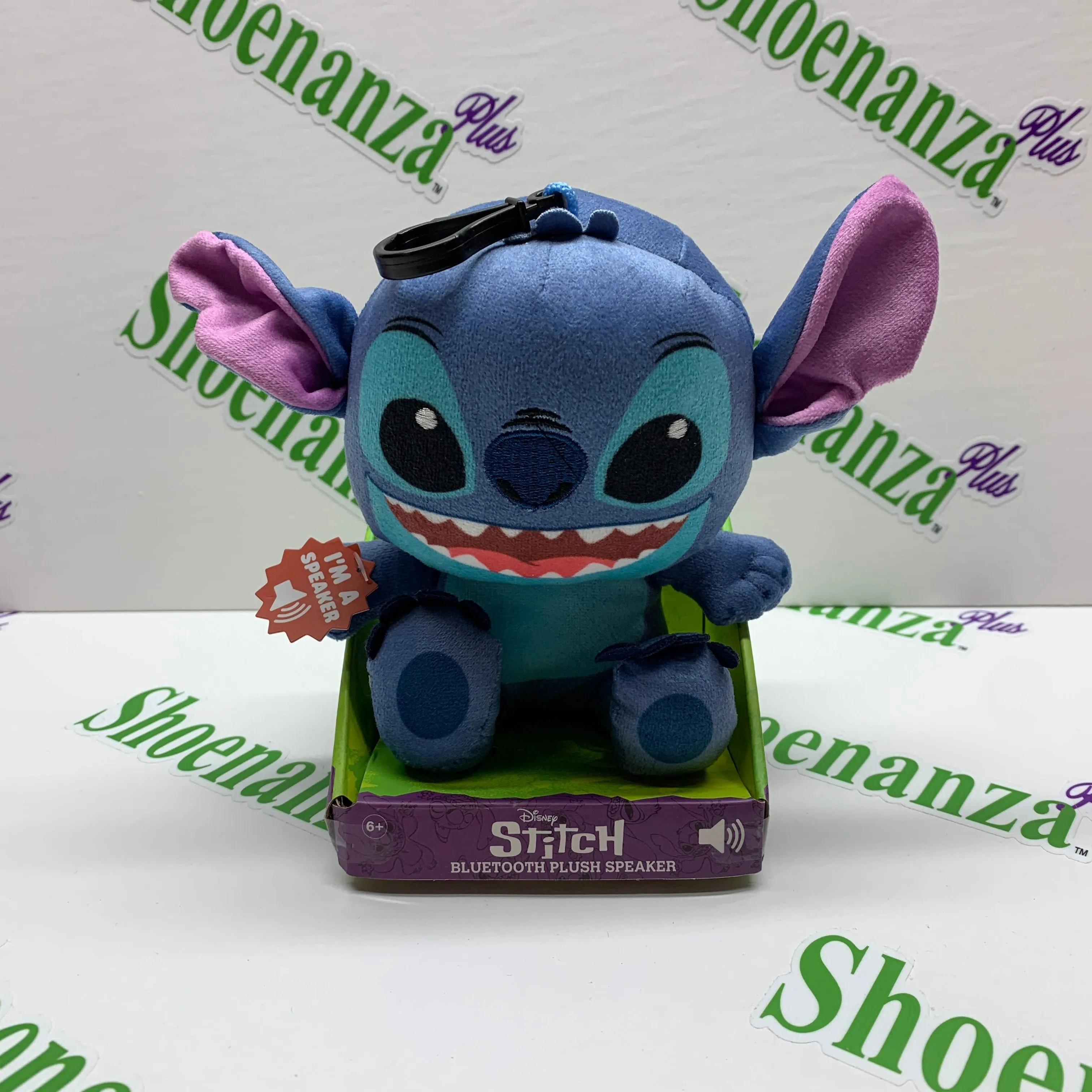 Product image for Bitty Boomers Bluetooth Speaker Disney Stitch Plush Rechargeable Battery 5.5"