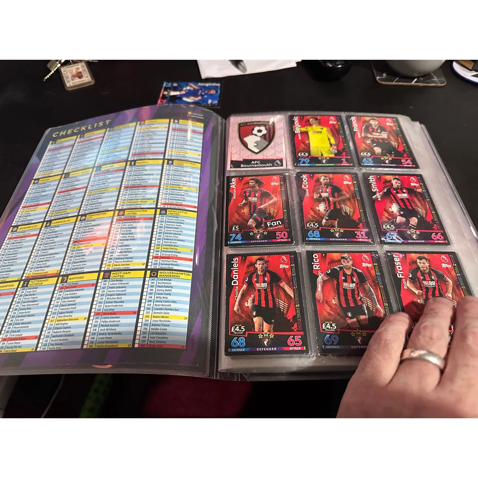 18-19 Topps Match Attax Premier League Trading Card Binder with 420 Cards   Whatnot: Shop, Sell, Connect