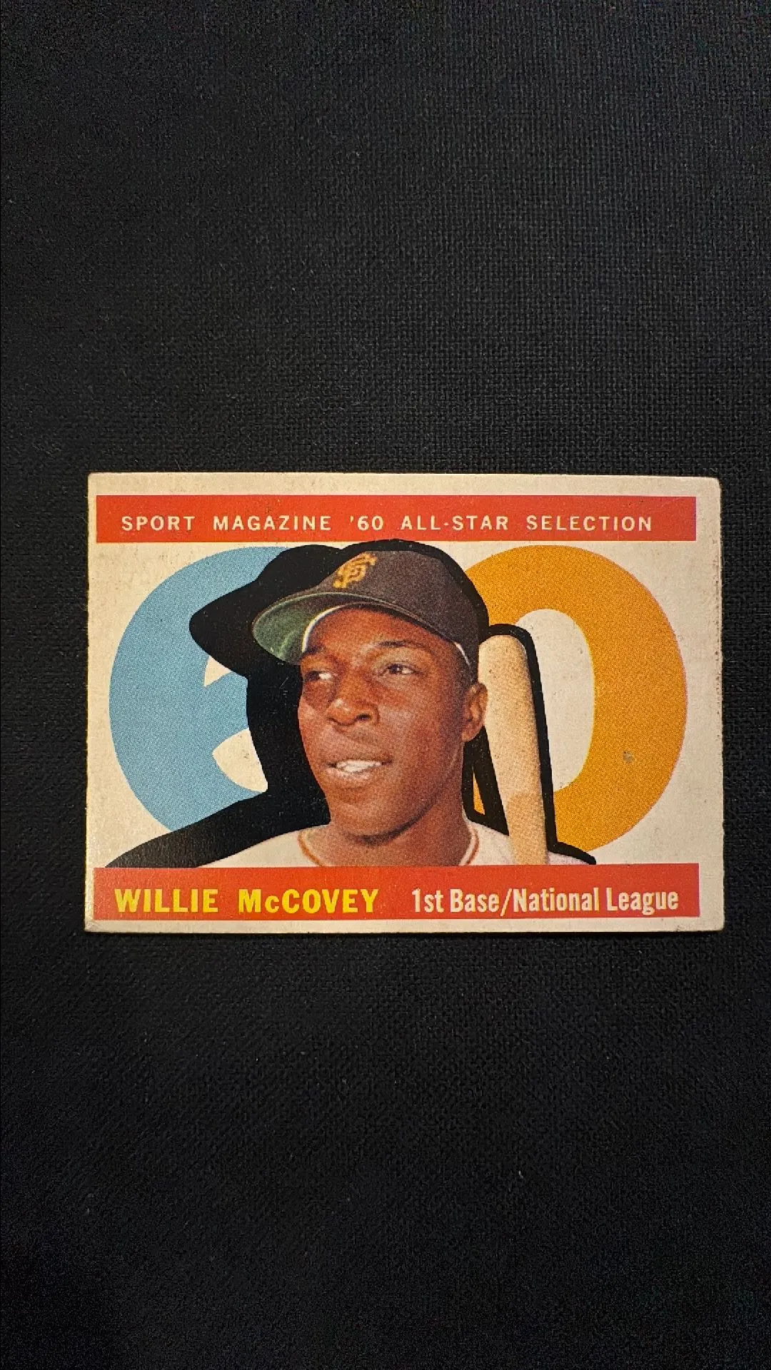 Product image for 1960 Topps Willie McCovey RC