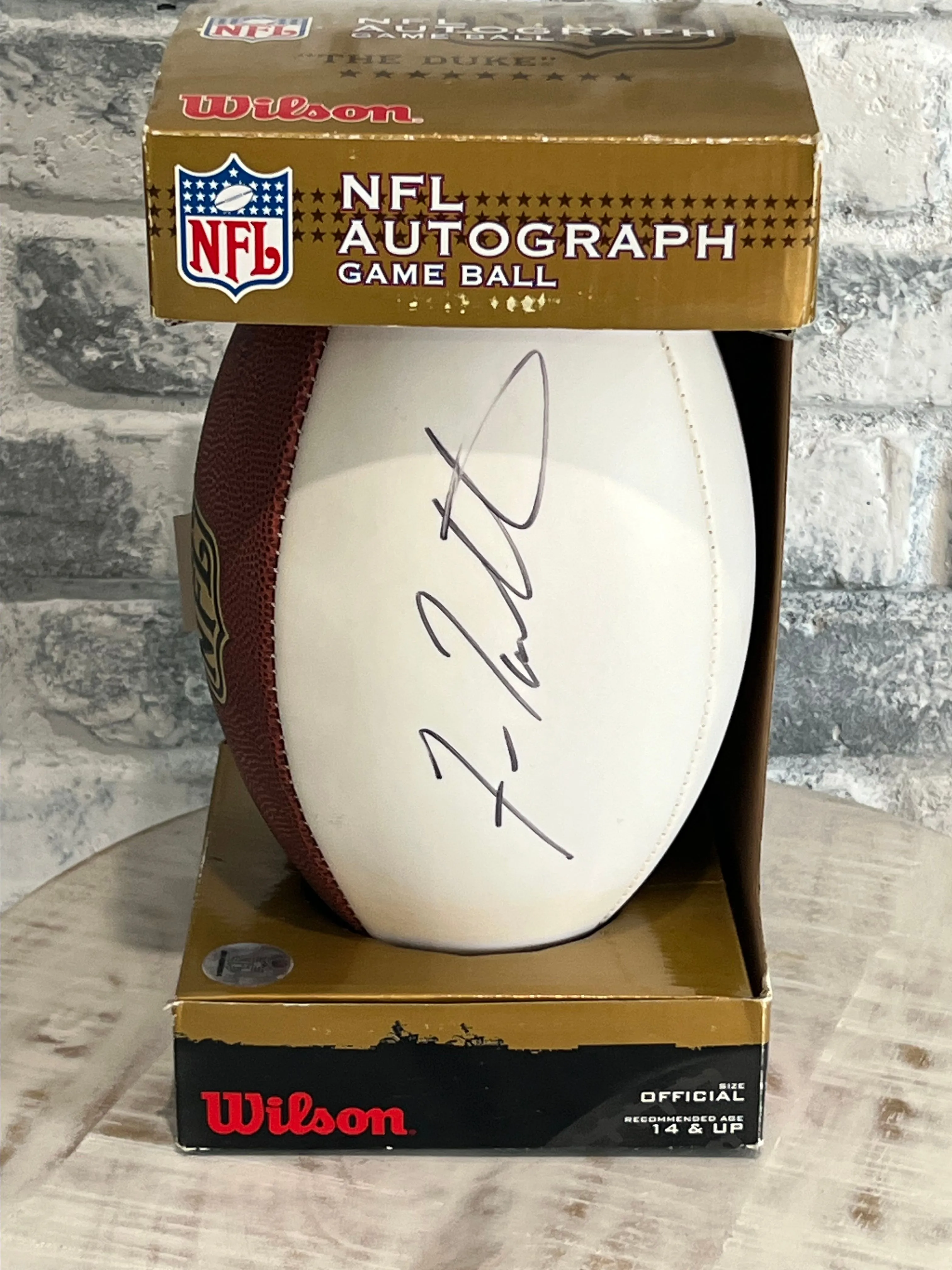 Product image for Fran Tarkenton Autographed Football