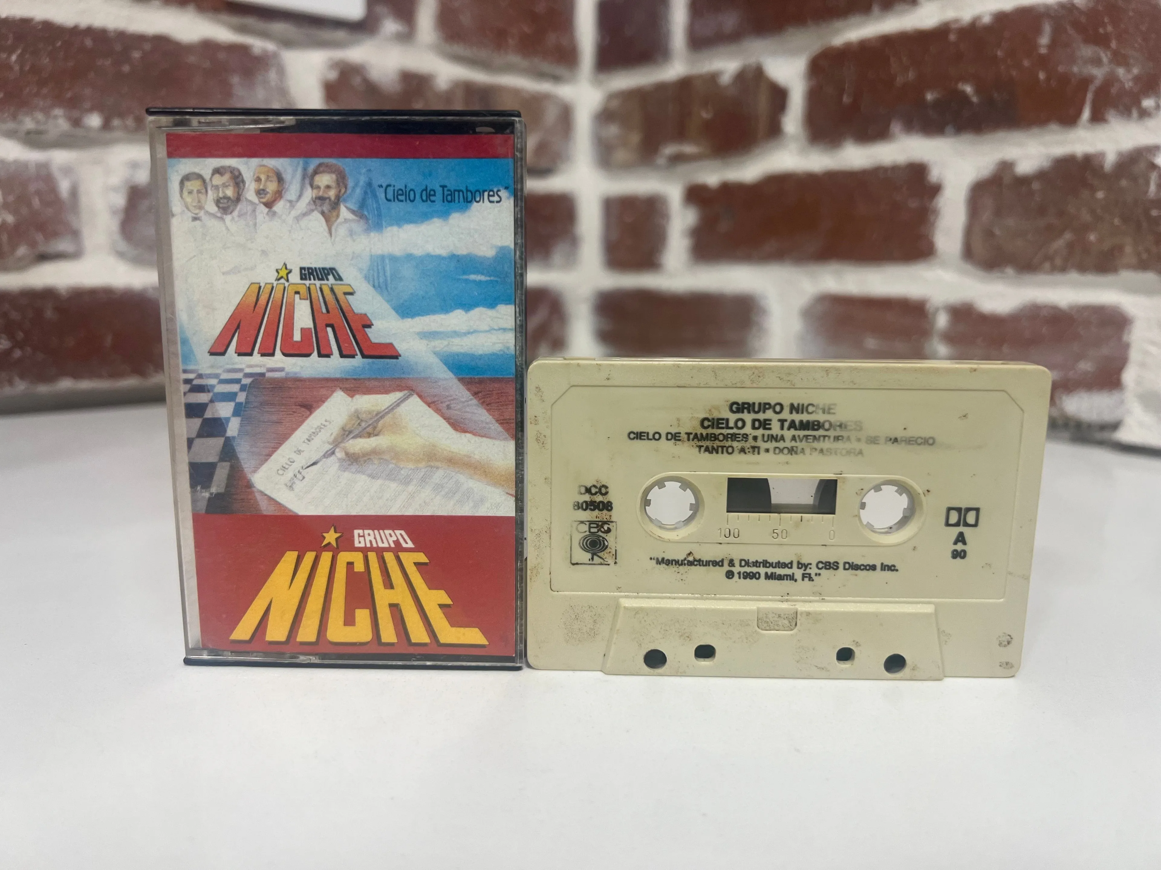 Product image for Grupo Niche 1990 Cielo De Tambores Cassette Tape Album Salsa Music