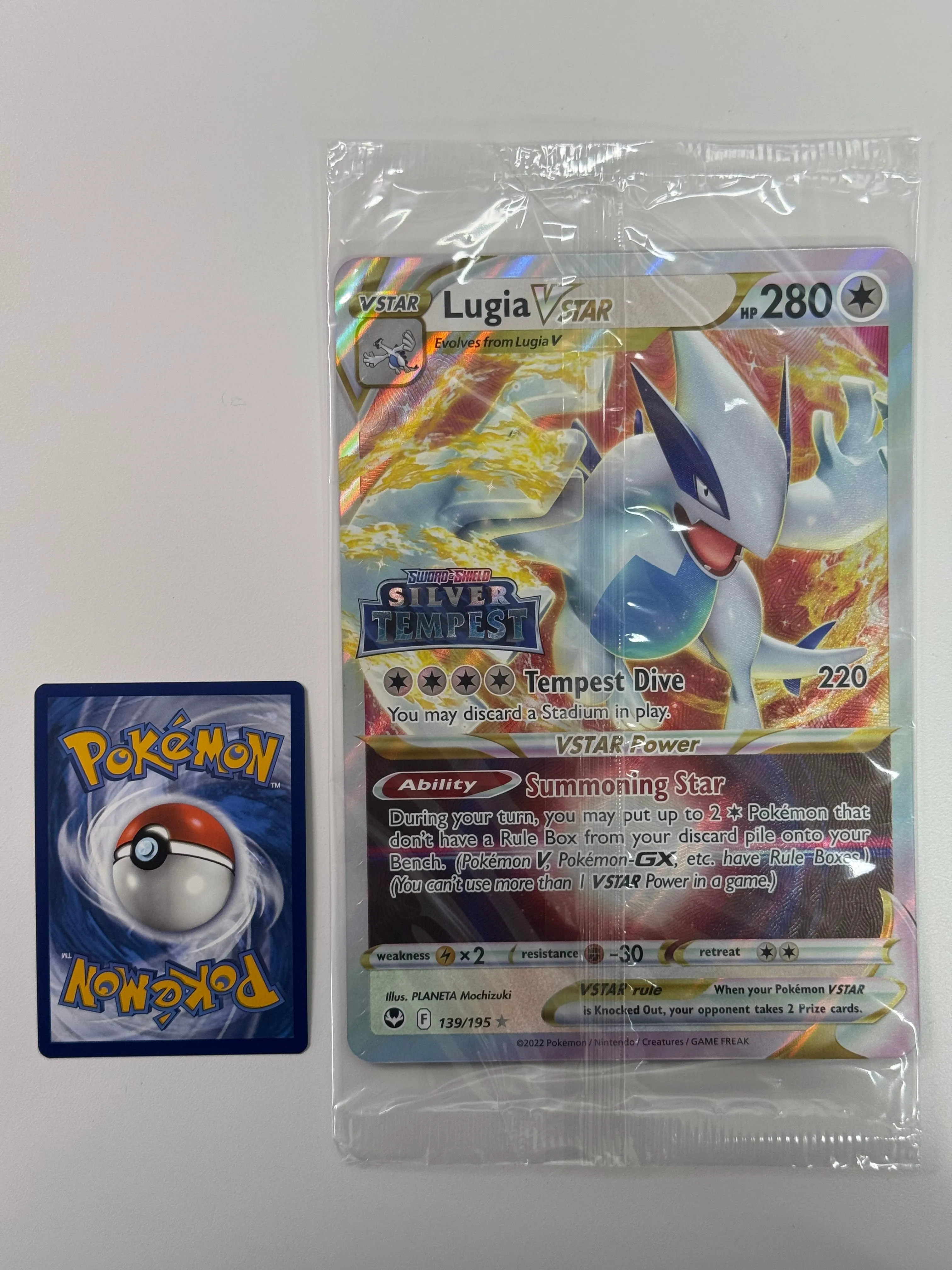 lugia vstar pokemon card Lugia VStar - 139/195 Full Art Ultra Rare main image 0
