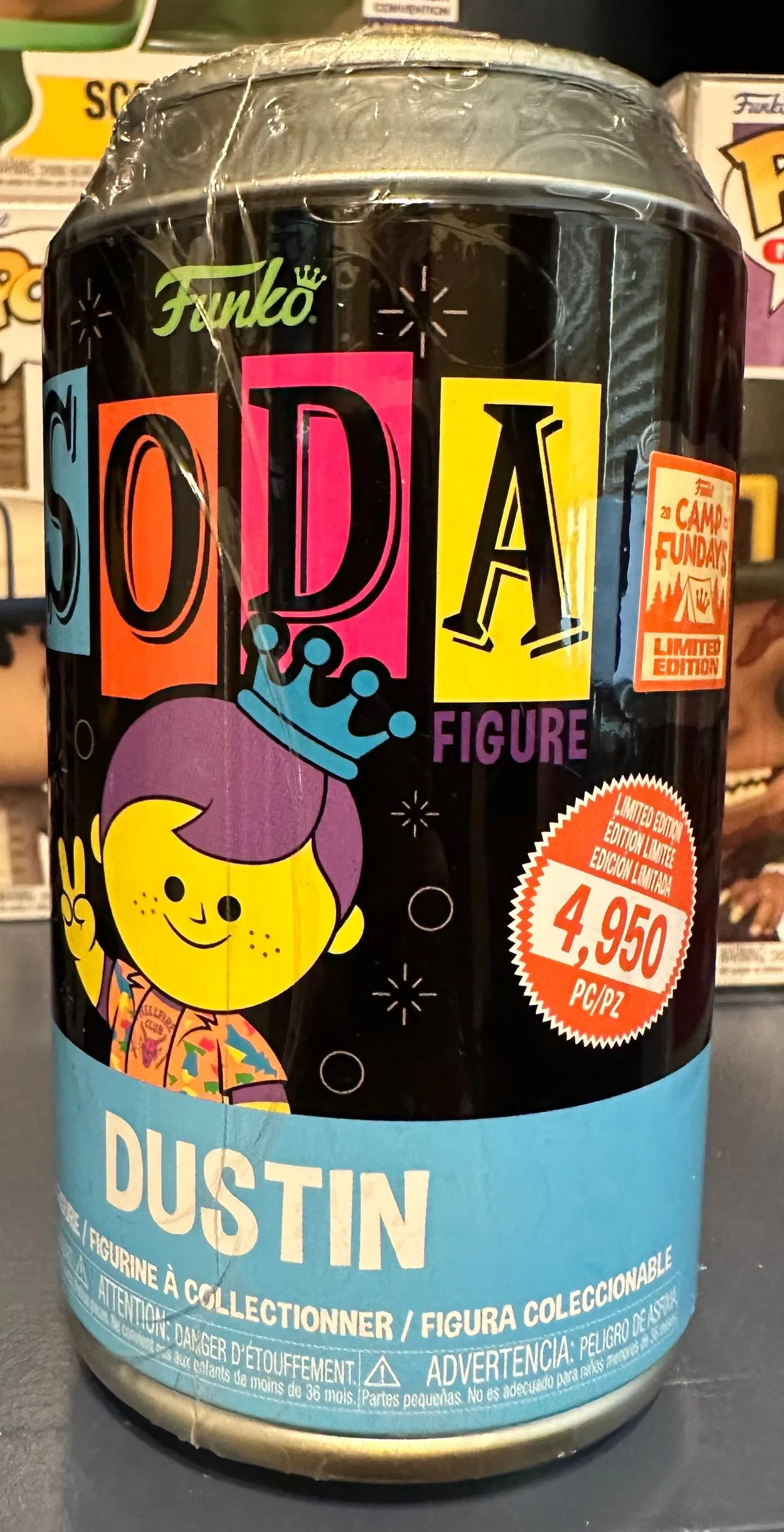 Product image for Funko Soda Dustin limited 4950 pieces