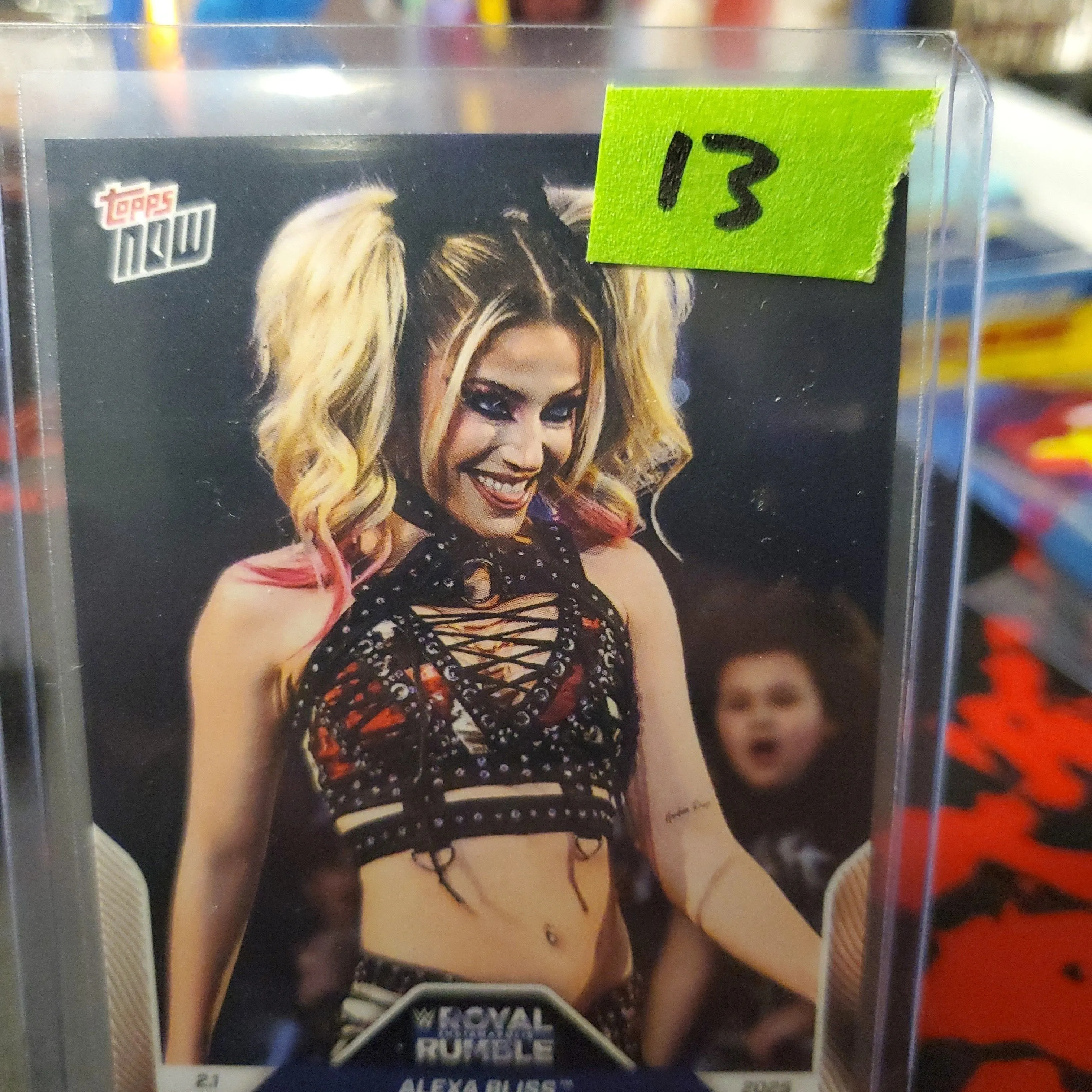 Product image for one random coin and Topps Now Alexa Bliss Royal Rumble card
