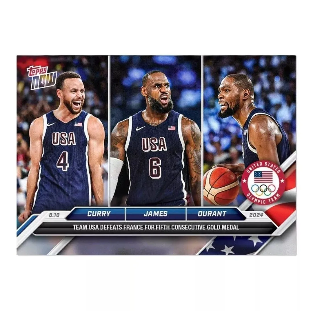 Product image for Topps Now Curry Lebron Durant Triple