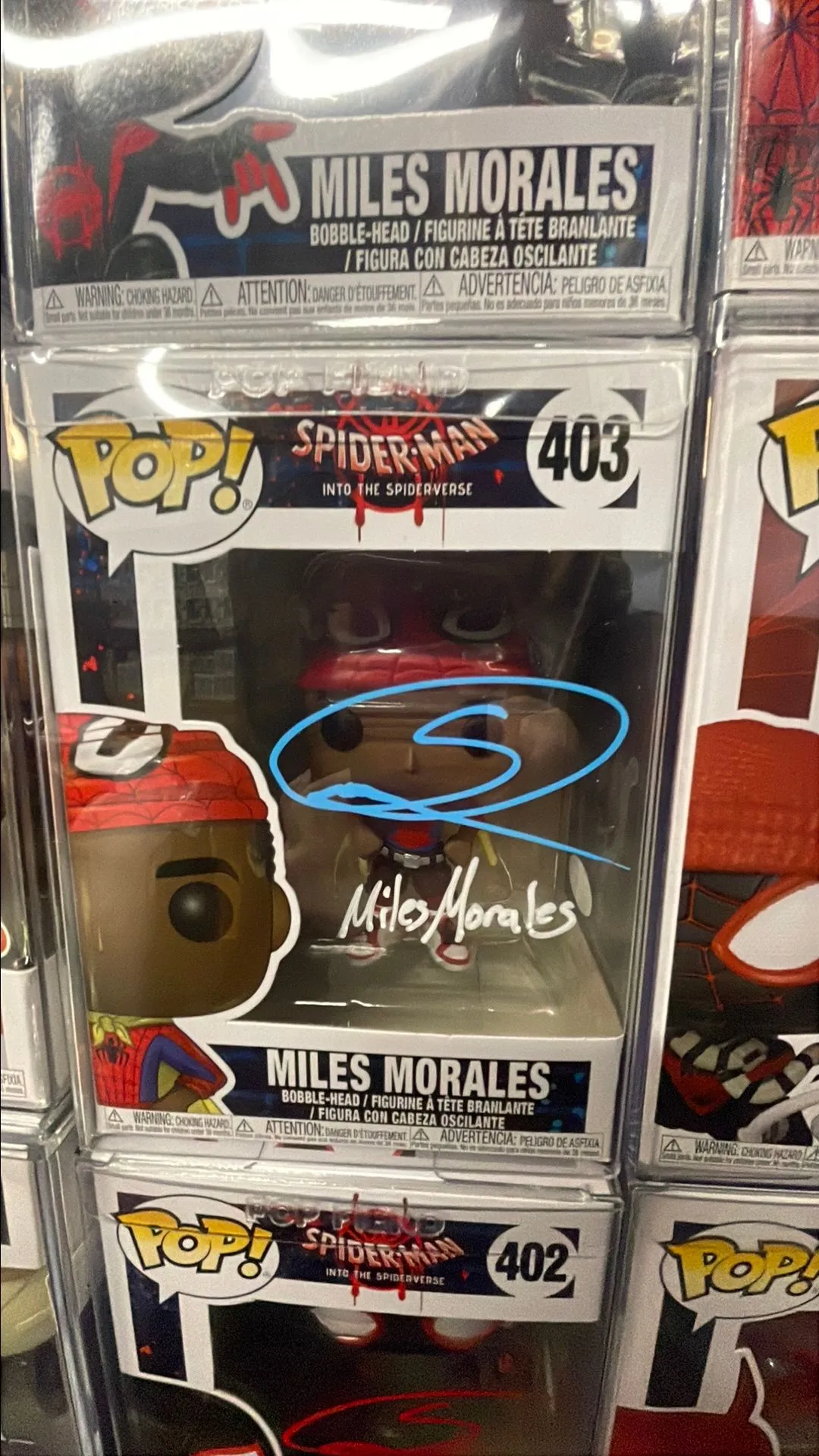 Product image for 1 autographed Miles Morales 403