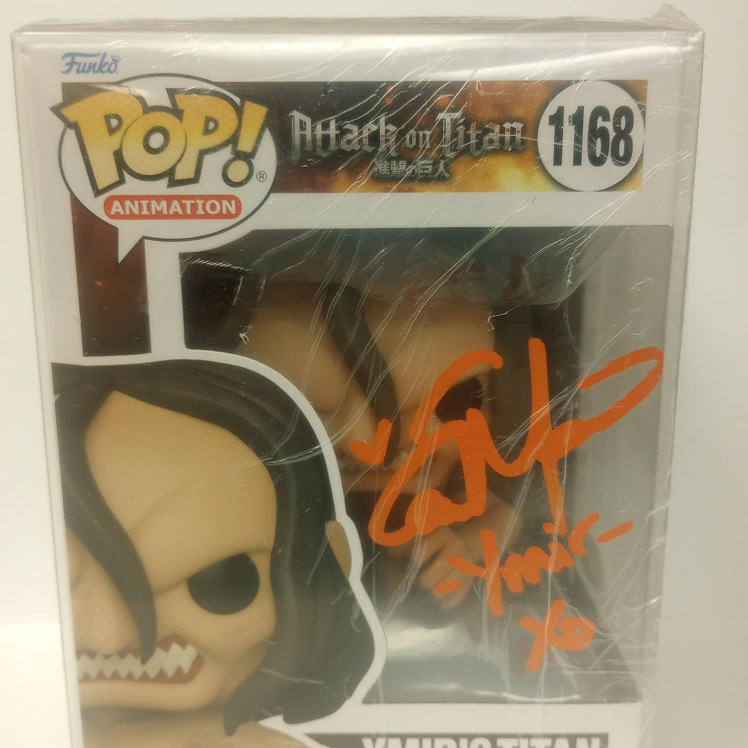 Product image for Ymir's Titan Funko 1168 Signed JSA Certified Attack on Titan 