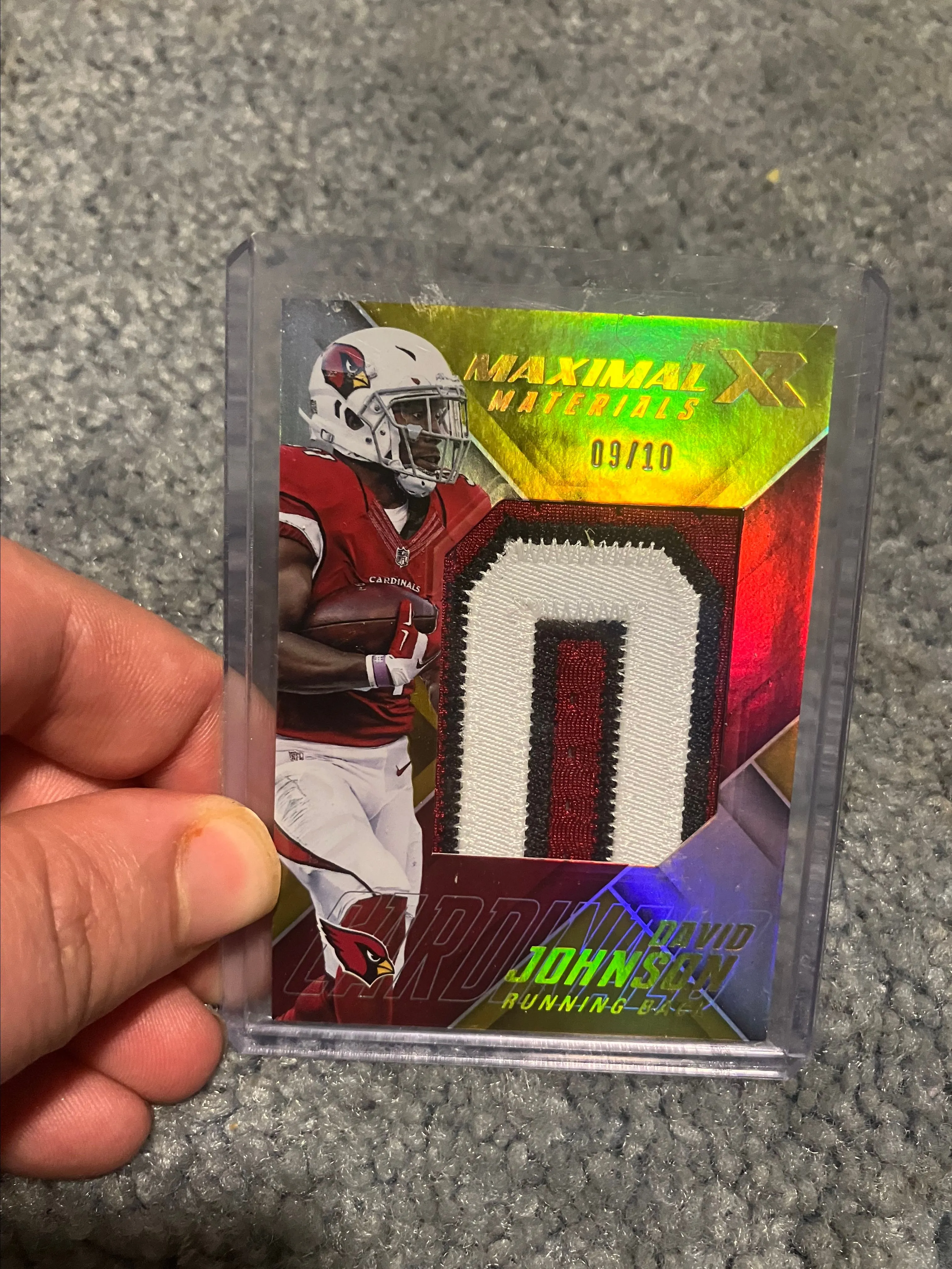 Product image for david johnson gold patch /10