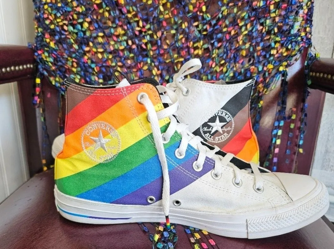Product image for Converse pride shoes size 10 mens