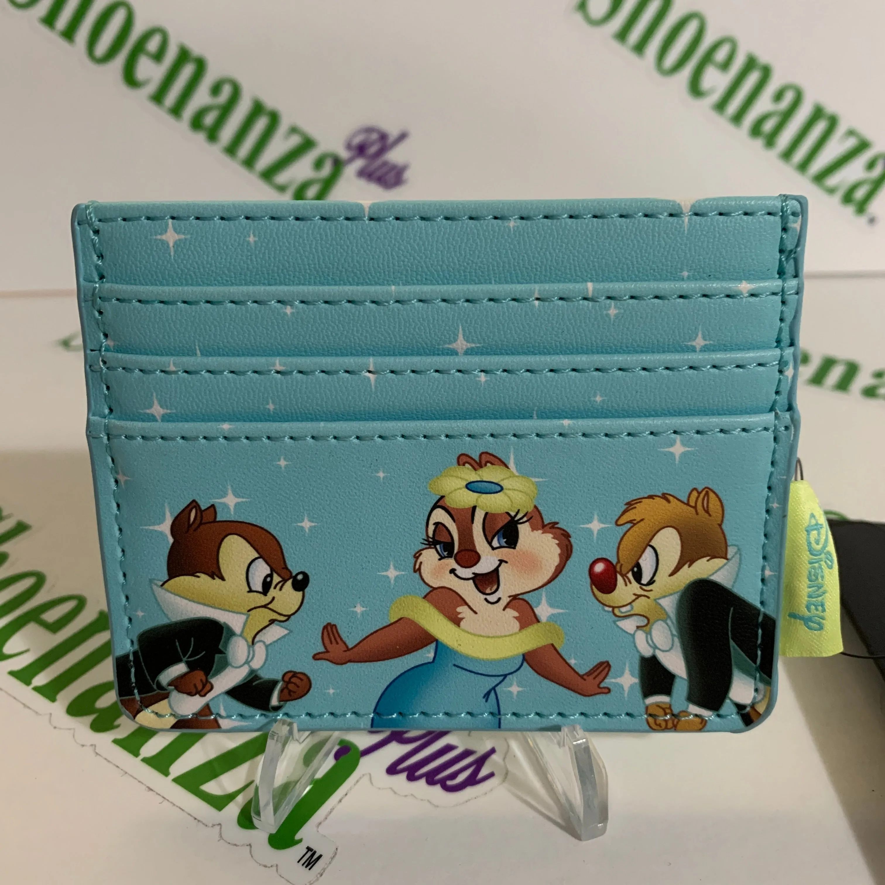 Product image for Loungefly Cardholder Disney Chip ‘n’ Dale Clarice Sparkle Chipmunk Card Holder