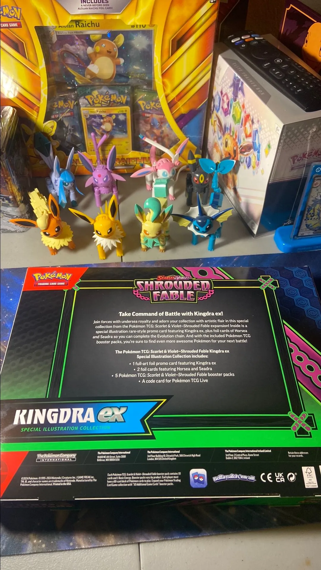 pokemon trading card game kingdra ex box Azure Legends Kyogre ex Tin – English – 2Sleeve main image 1