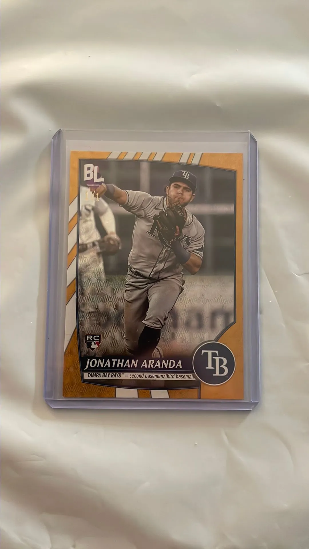 Product image for 2023 Topps Big League Baseball Jonathan Aranda rookie card 1/1