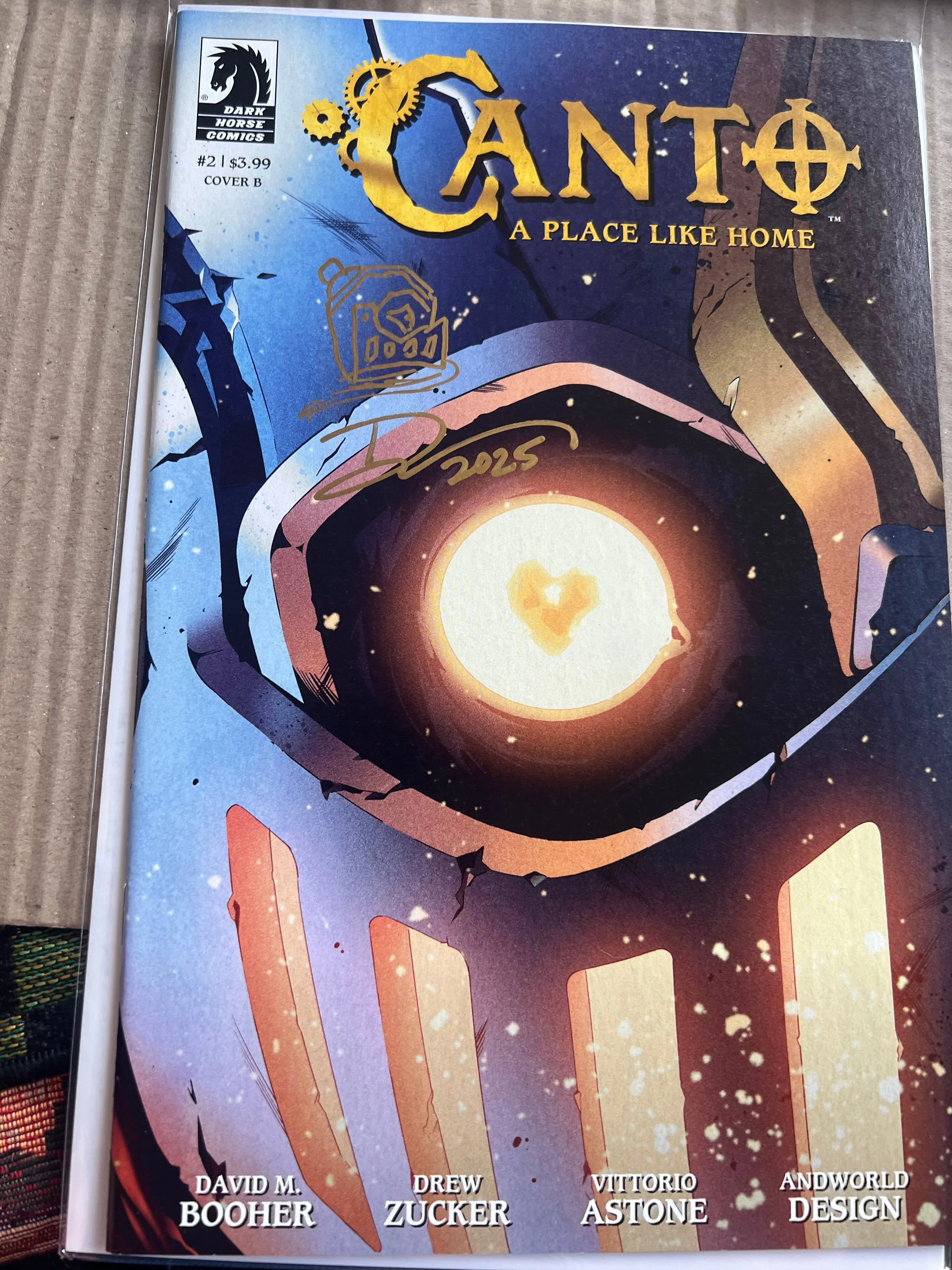 Product image for CANTO: A PLACE LIKE HOME #2 cover B signed & remarqued