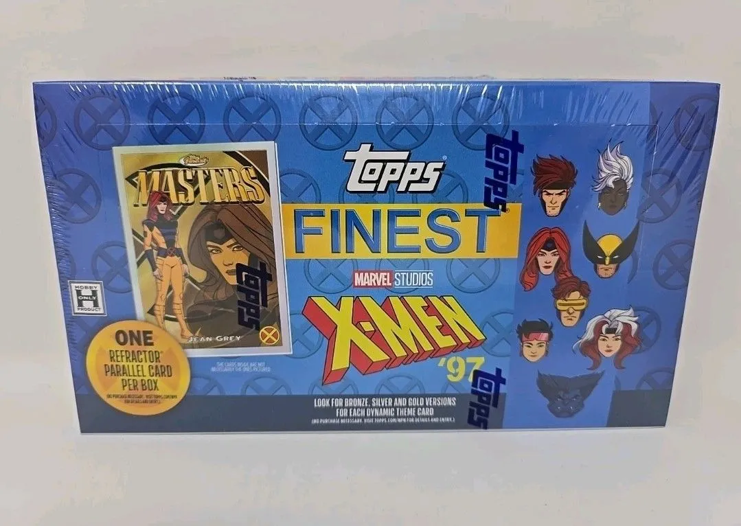 Product image for 2025 Topps Finest X-Men ‘97 Sealed Hobby Box 