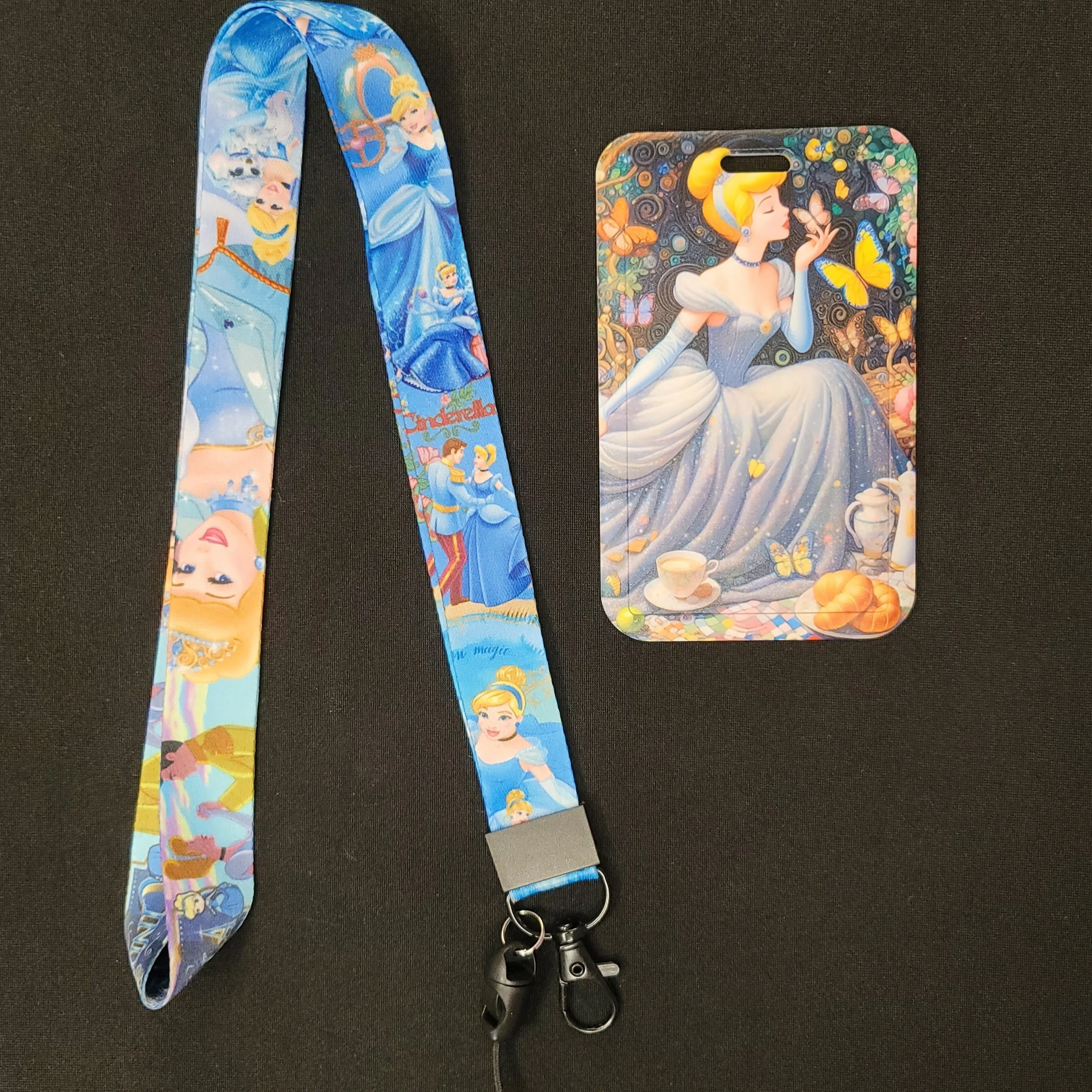 Product image for Cinderella ID Cardholder and Lanyard Set  - 6th Design