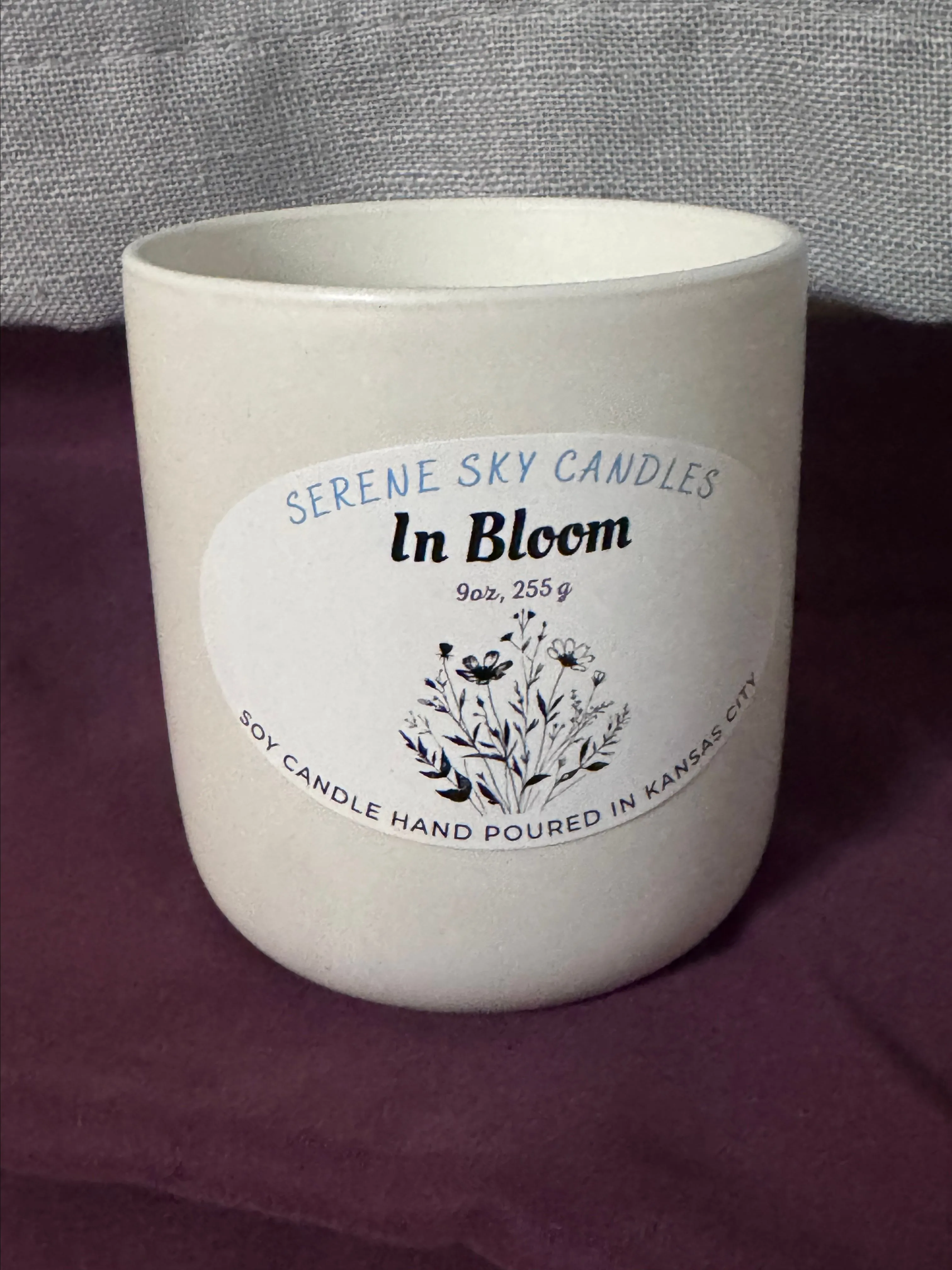 Product image for "In Bloom" Candle: Cream