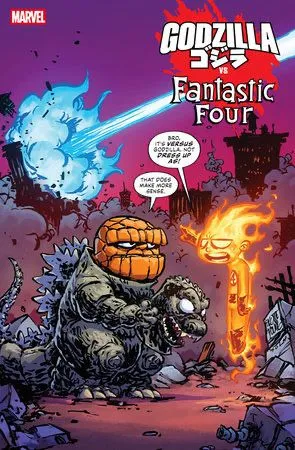 Product image for GODZILLA VS FANTASTIC FOUR #1 SKOTTIE YOUNG