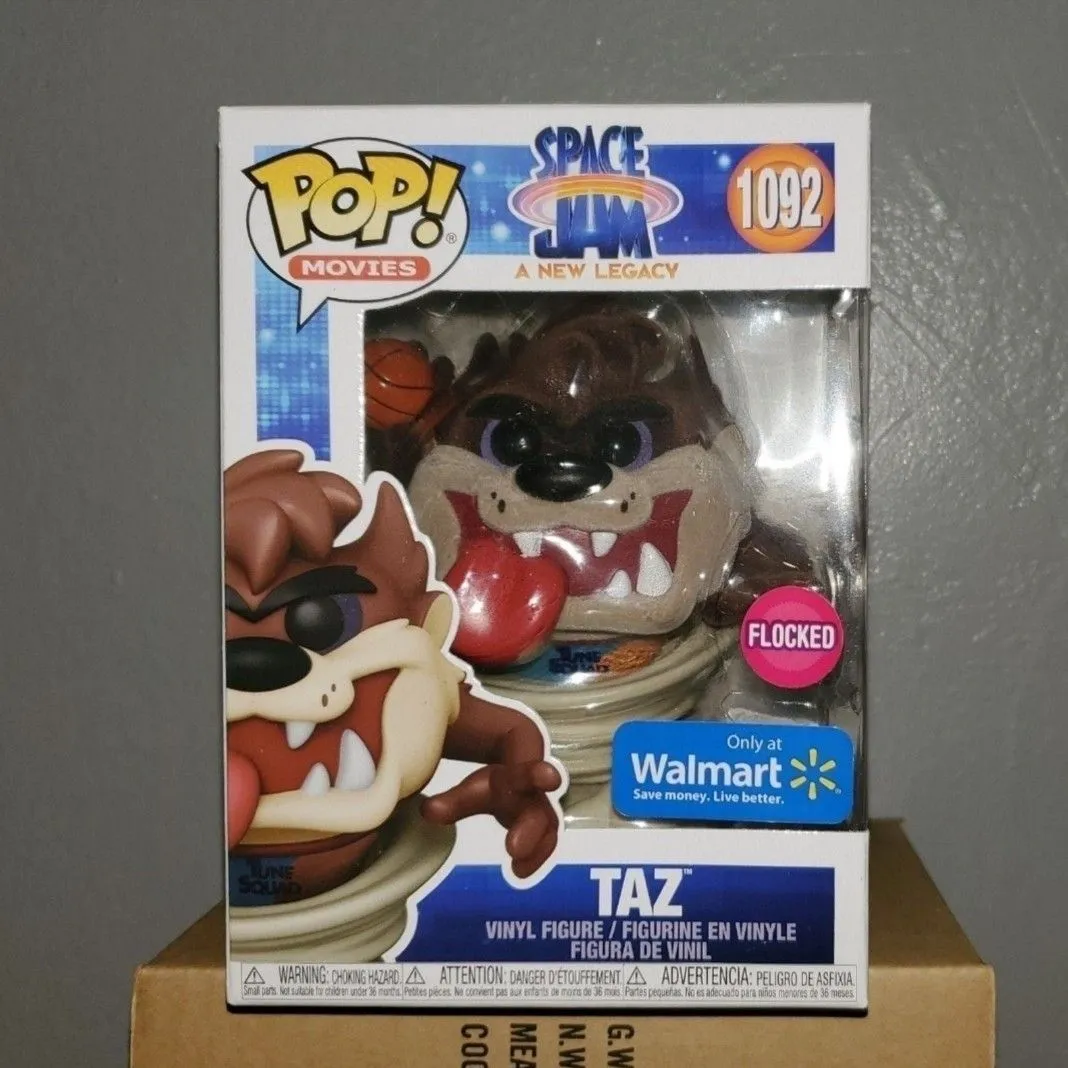Product image for Taz Flocked Funko Pop #1092 - Walmart Exclusive