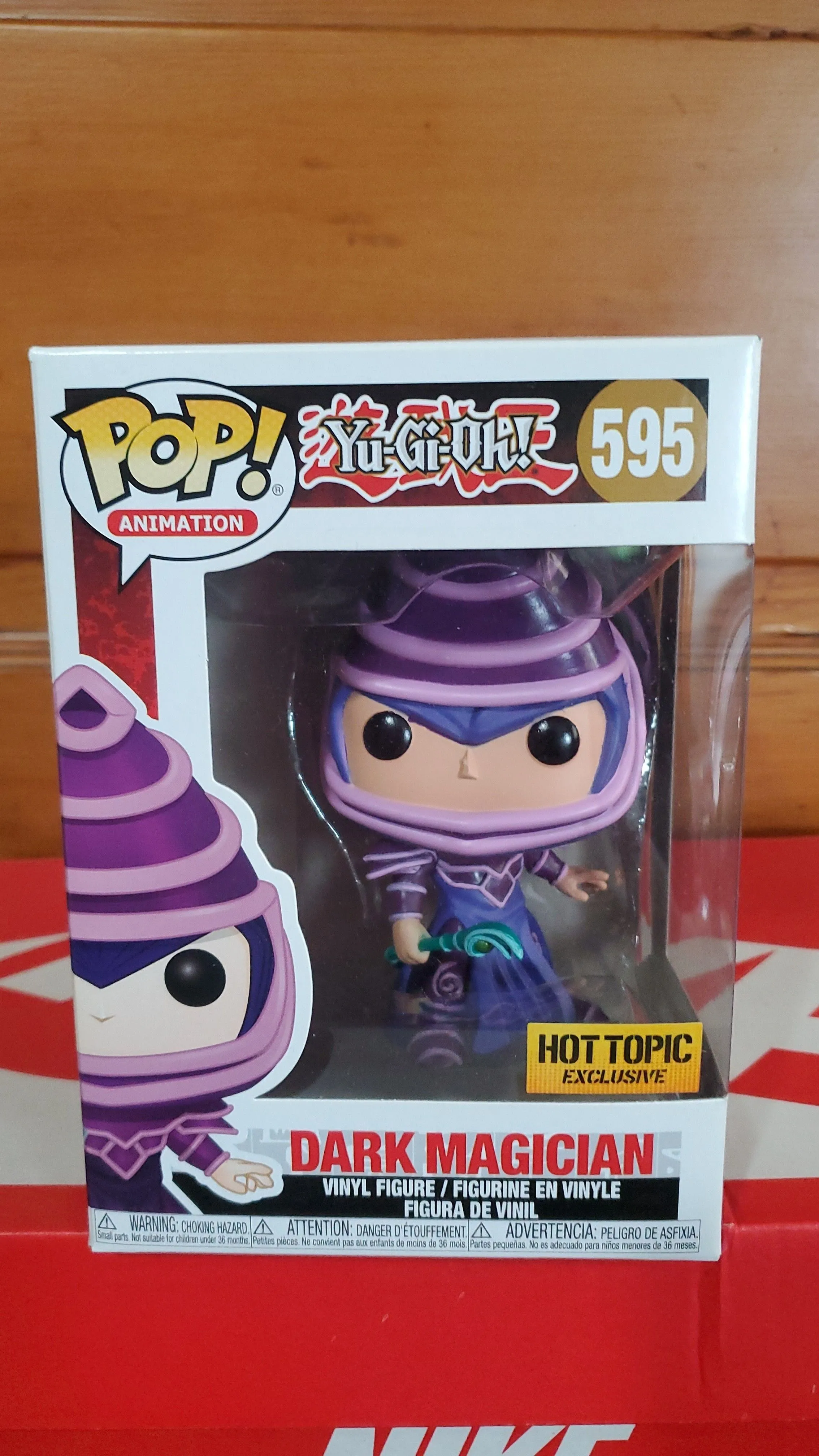 Product image for Funko Pop! Animation Vinyl Yu-Gi-Oh! Dark Magician #595 Hot Topic HT Exclusive