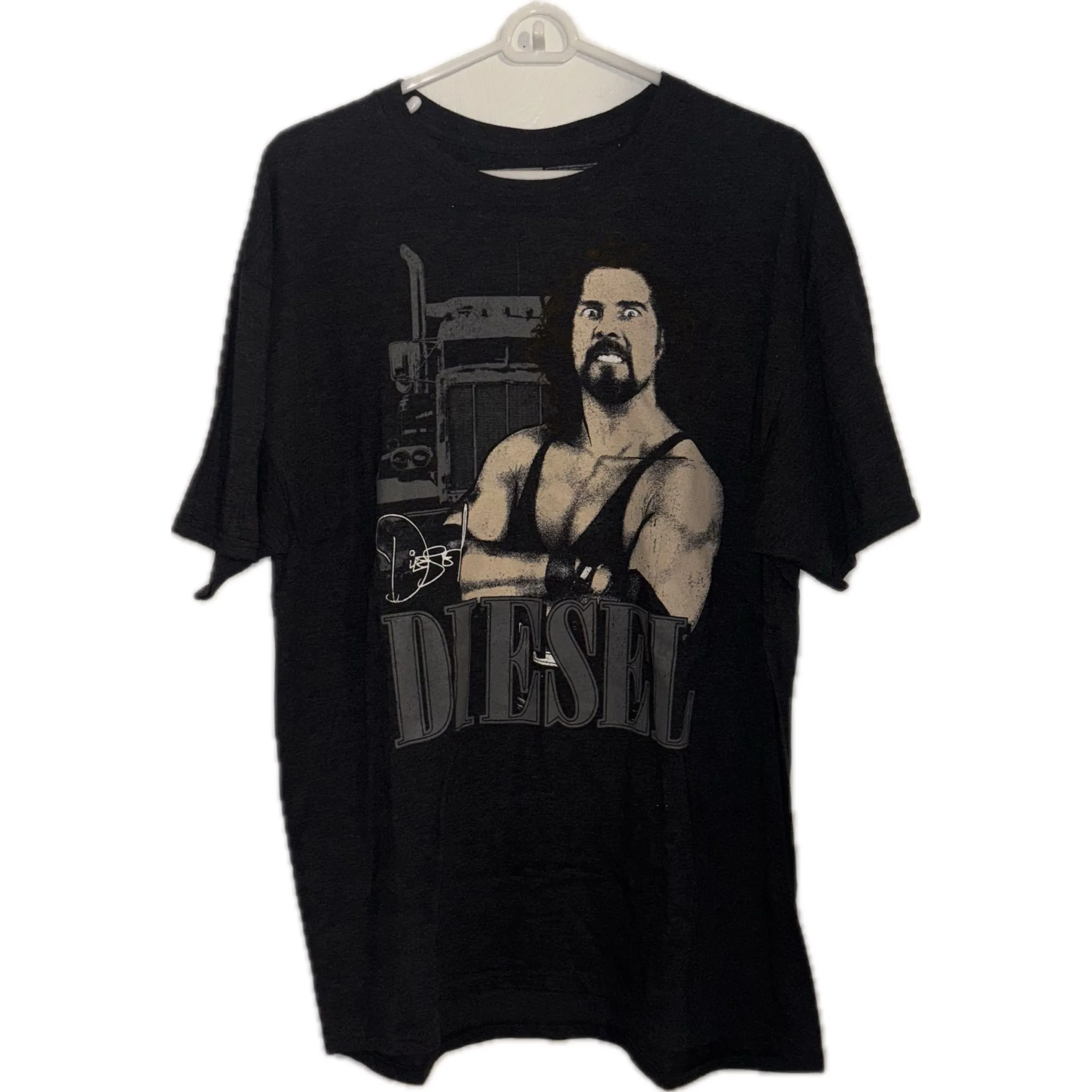 Product image for WWE Authentic (2017) Men’s XL Kevin Nash Diesel | Wrestling Grey/Gray Shirt