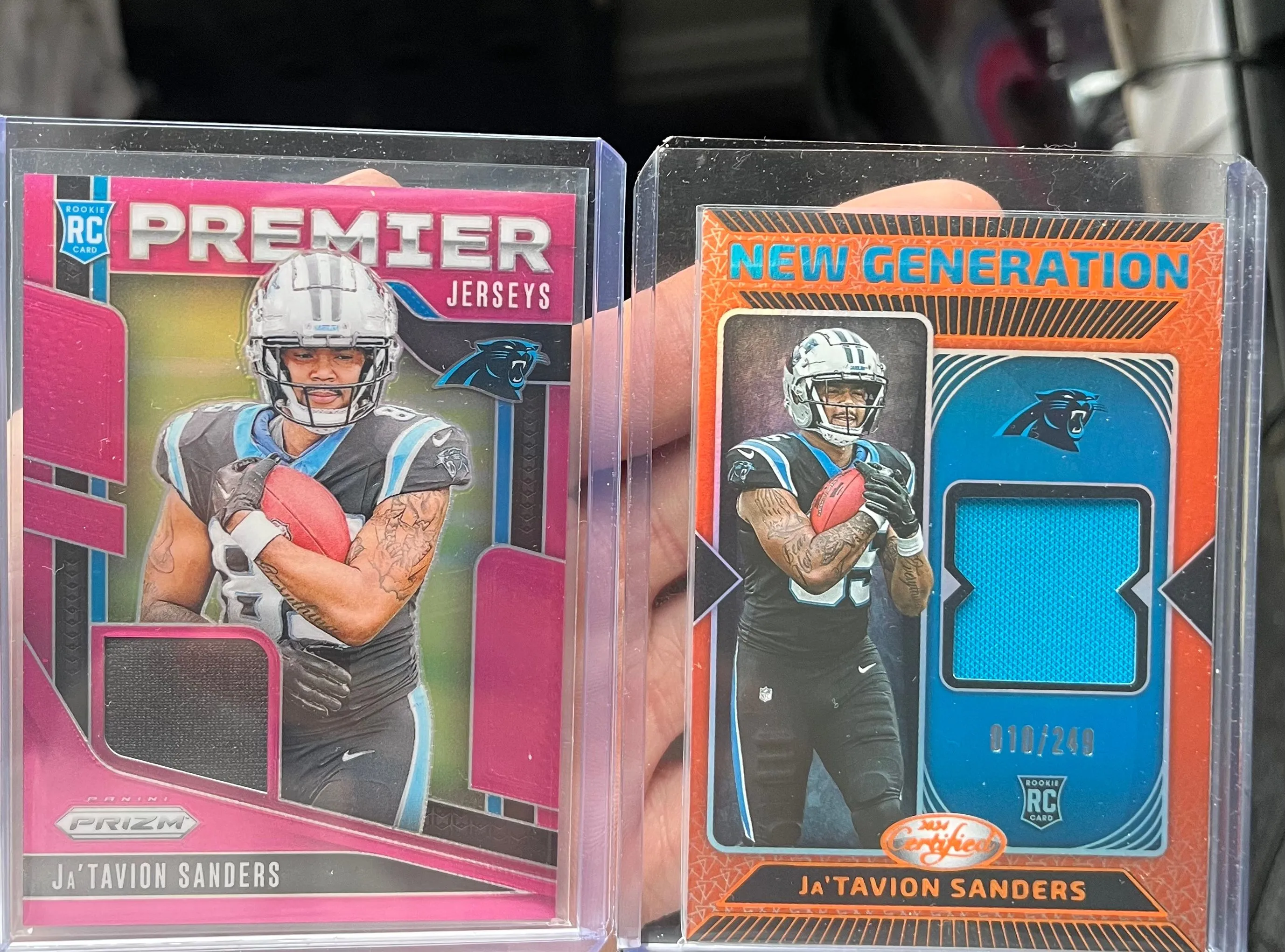 Product image for X2 Jatavion sanders rookie patch lot one /249
