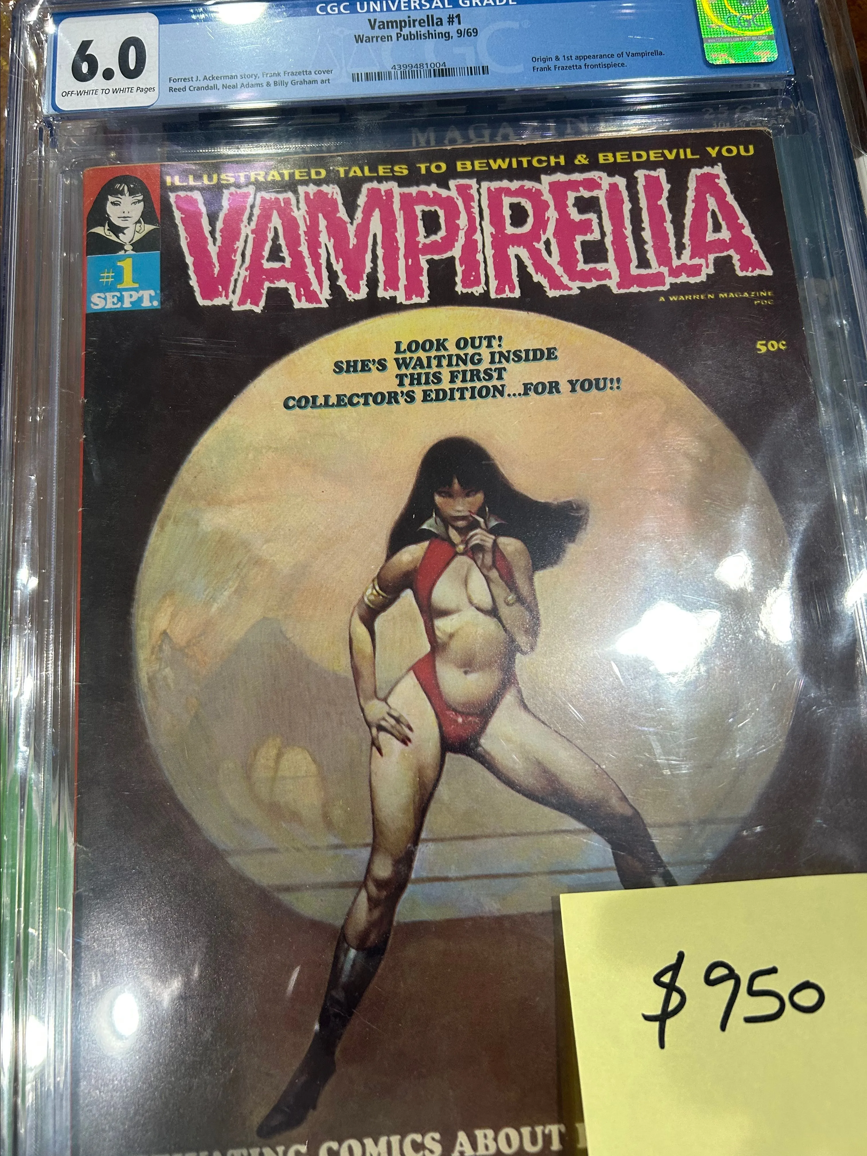 Product image for Vampirella 1 CGC 6.0