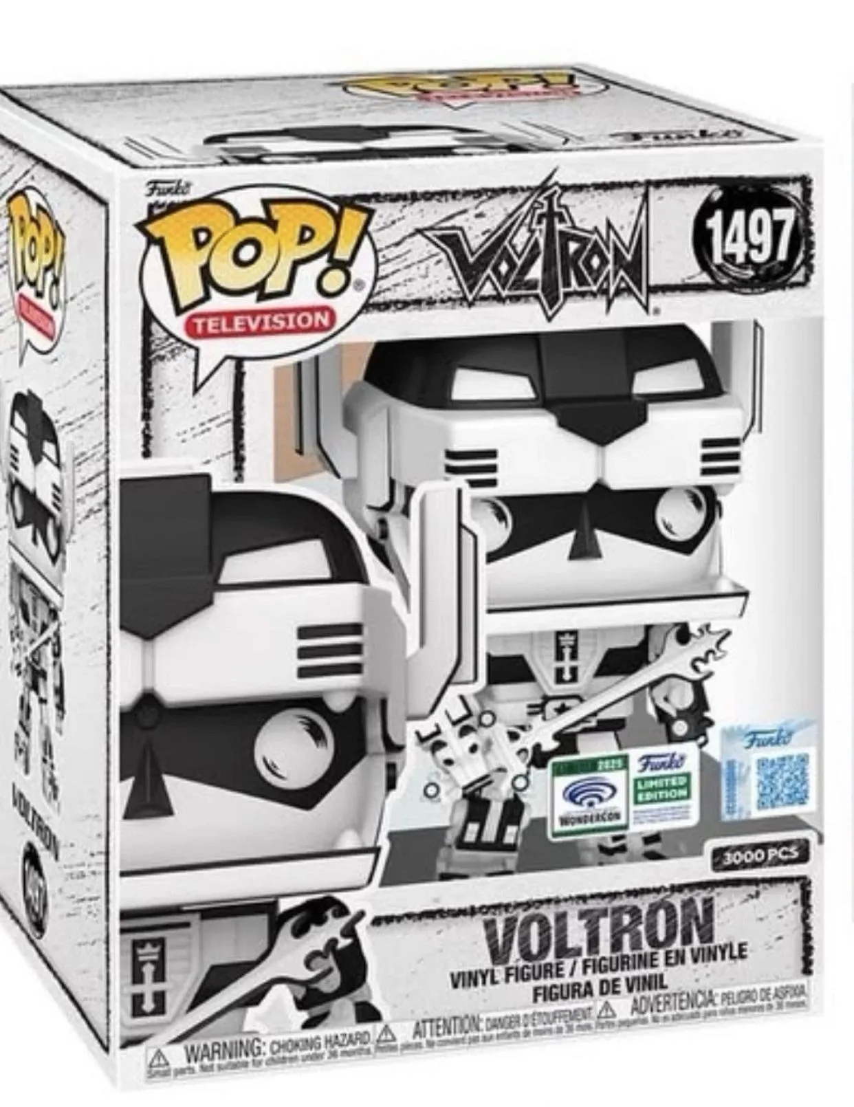 Product image for Voltron (Sketch) Funko Pop! 6” WonderCon 2025 Exclusive Con Sticker PreOrder
