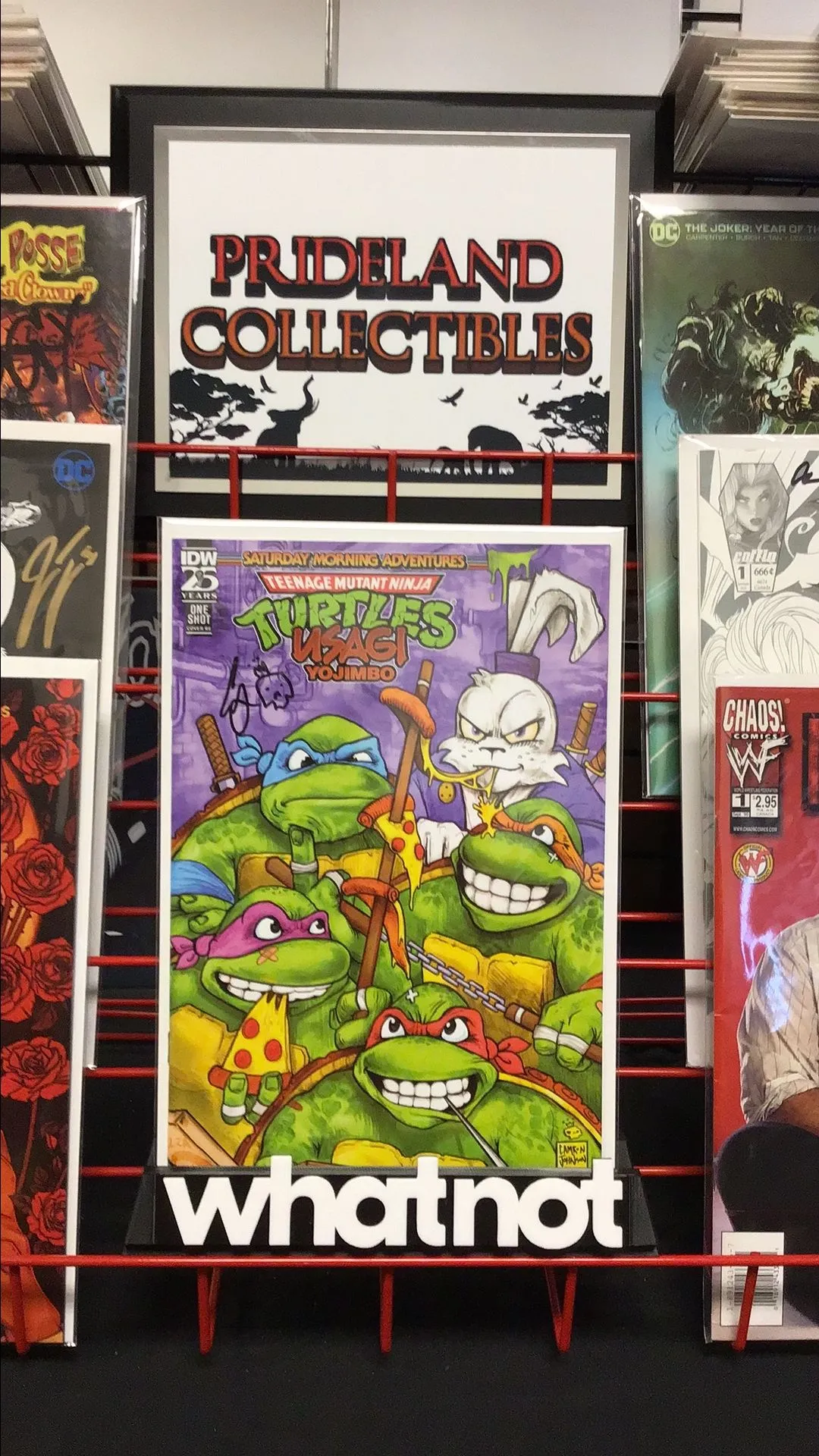 Product image for TMNT SMA Usagi Yojimbo signed One Shot