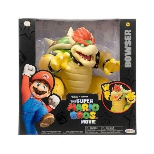 Product image for The Super Mario Bros. Movie Fire Breathing Bowser 7-Inch Figure