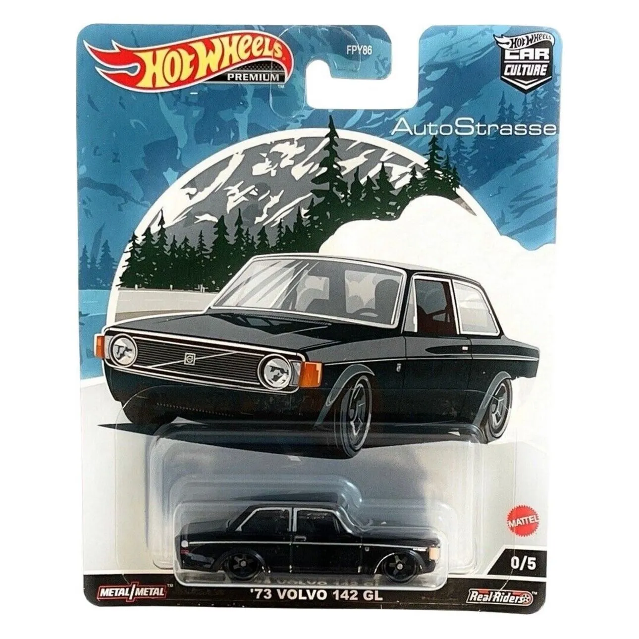 Product image for '73 Volvo 142 GL - Hot Wheels Premium Car Culture AutoStrasse - Chase 0/5