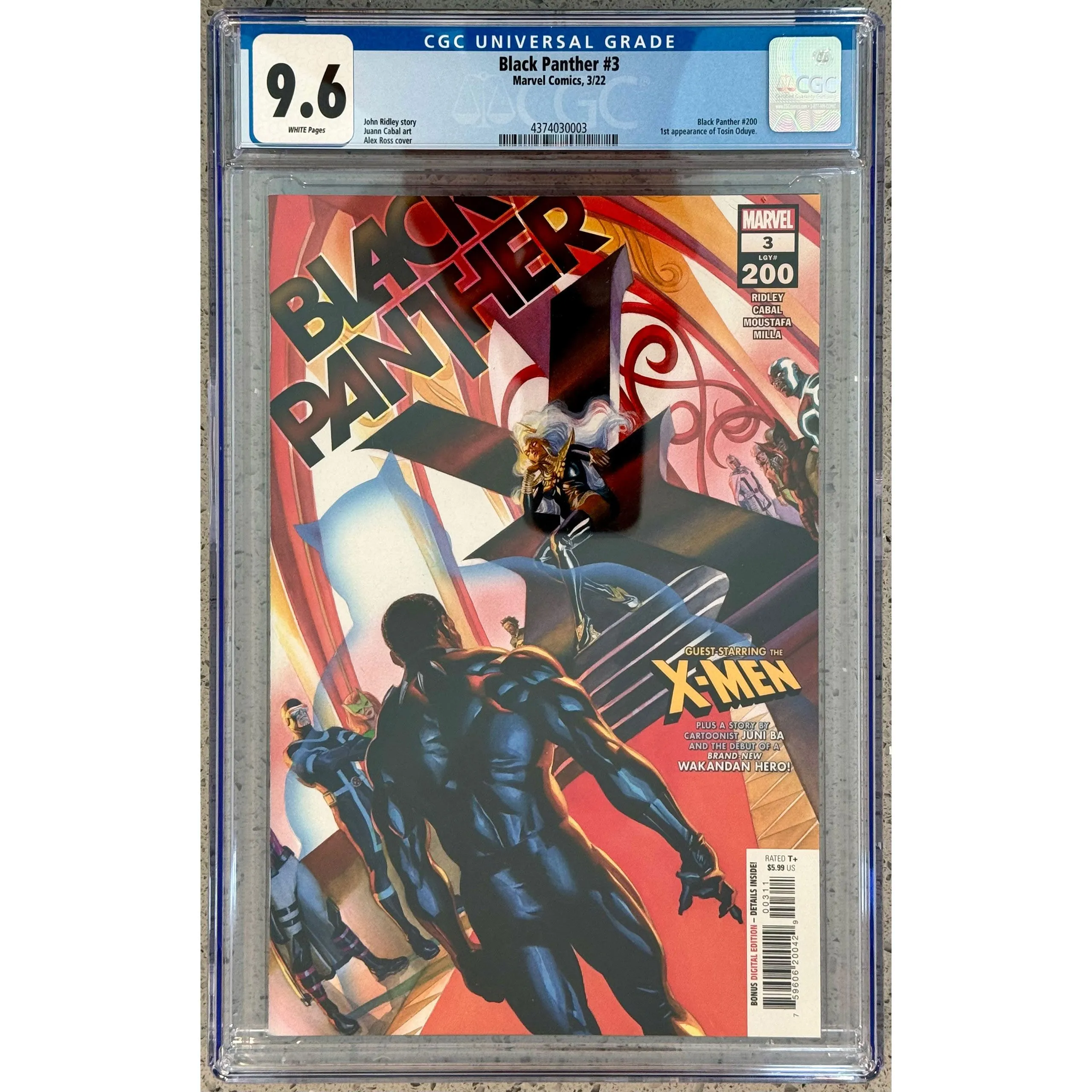 Product image for Black Panther (2021) #003 CGC 9.6 | 1st app Tosin