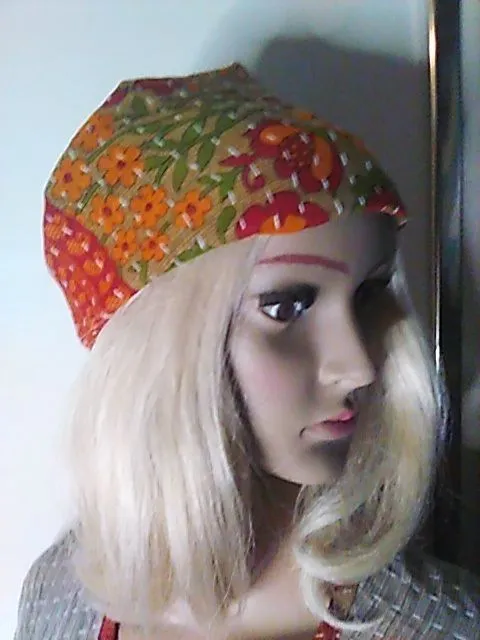 Product image for H99. Headband Kantha Wide Wide Cotton Handmade Boho Hippie Gypsy 
