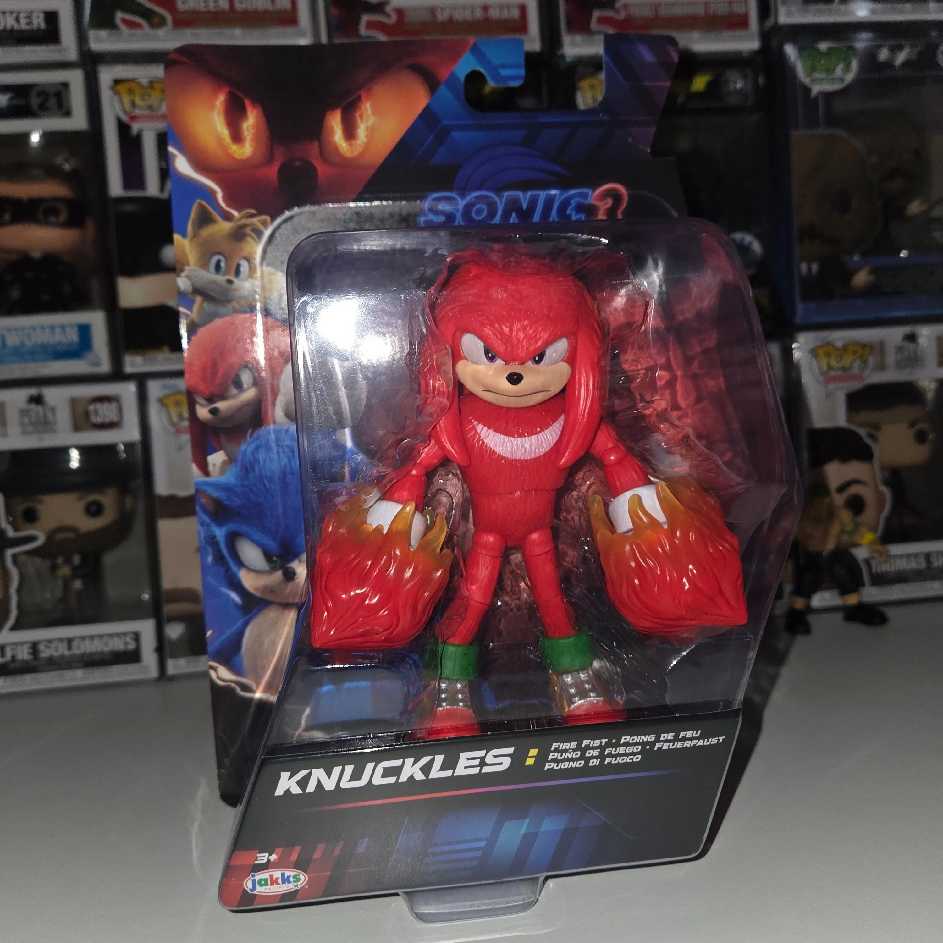 Product image for Sonic The Hedgehog : Sonic 3 - Knuckles w/ Fire Fist