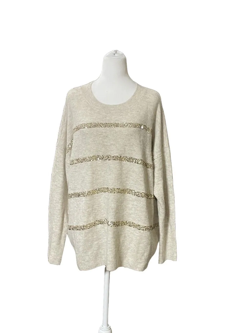 Product image for Women's Vince Camuto Beige Sweater L