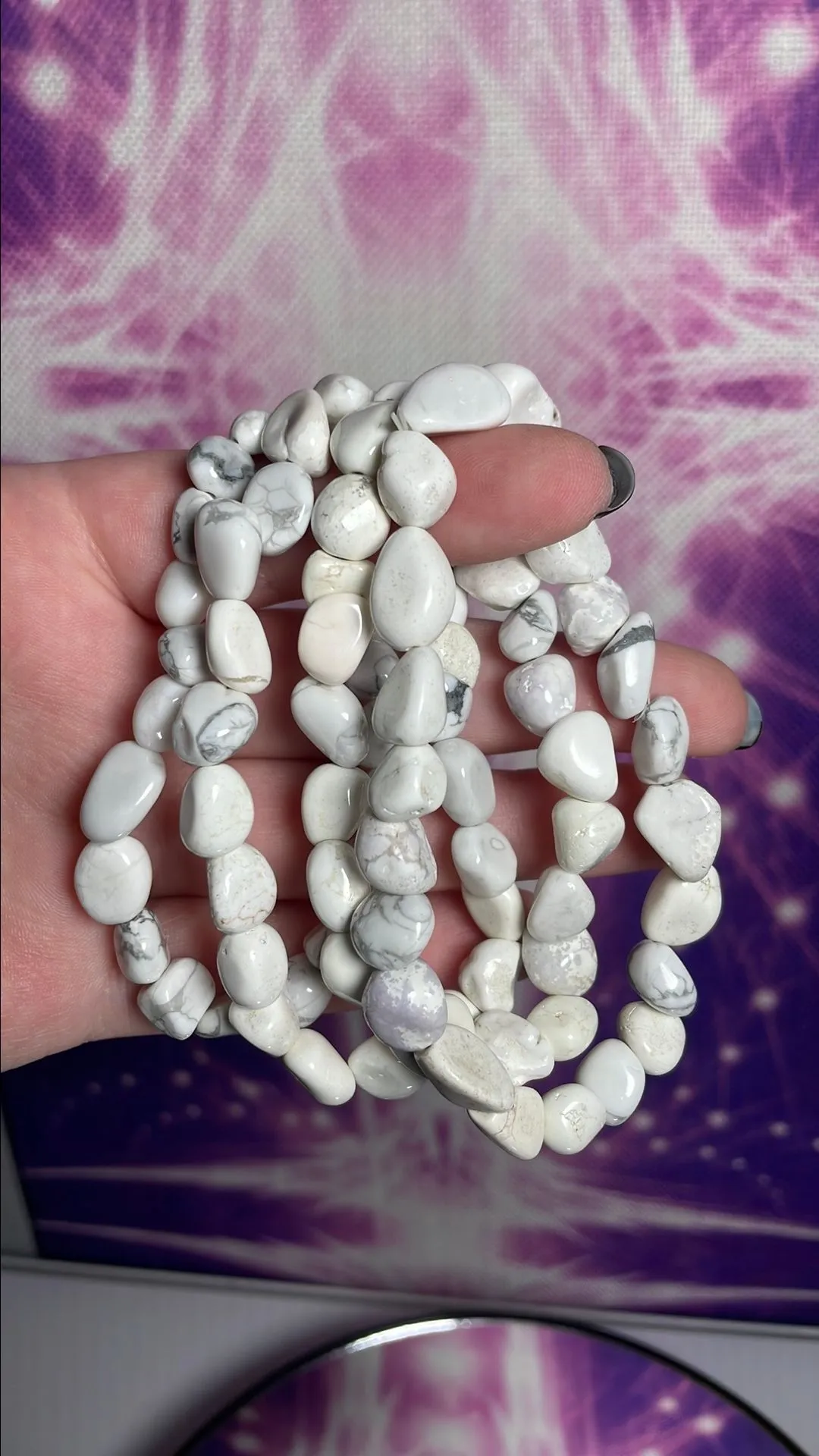 Product image for Howlite Tumble Bracelet