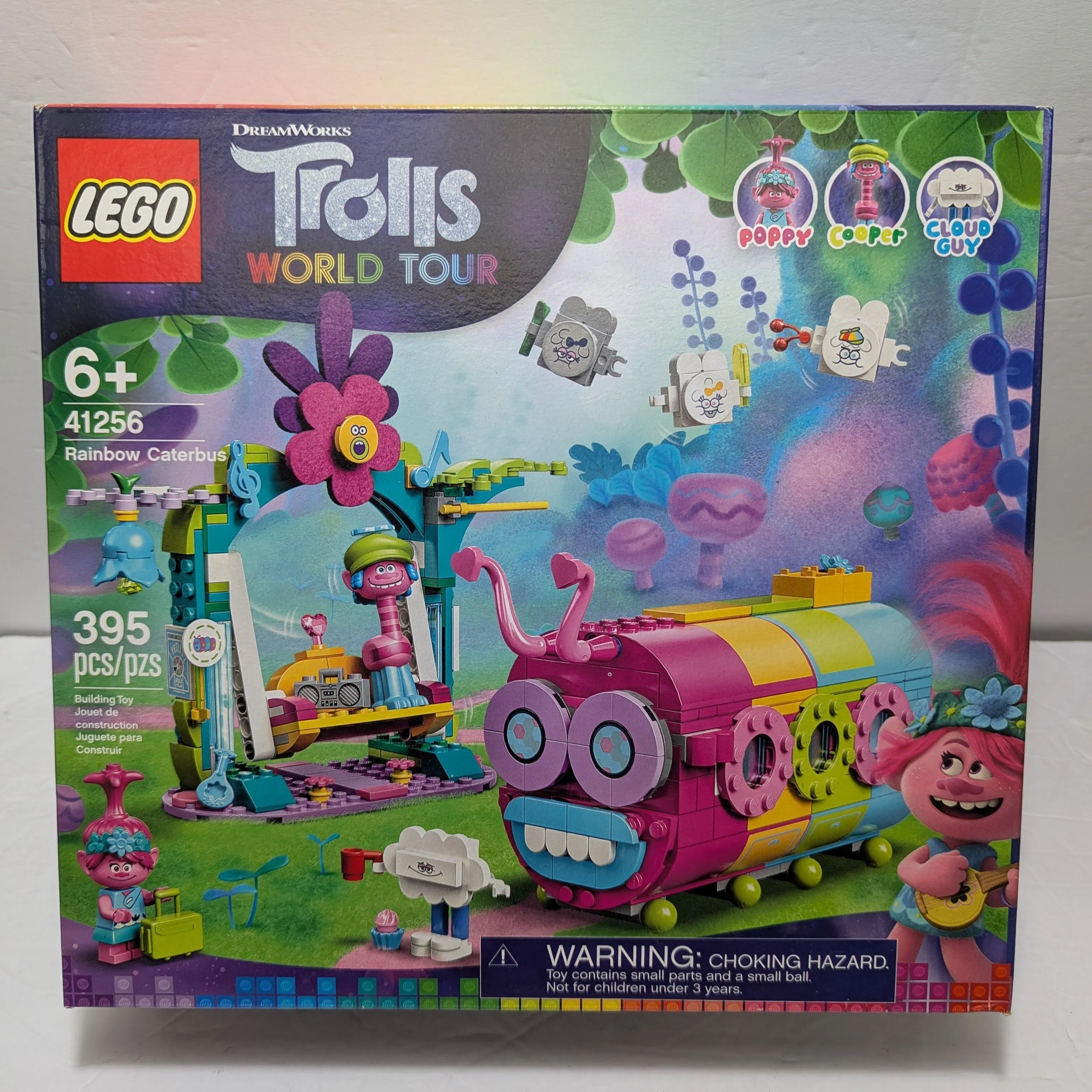 Product image for LEGO Trolls 41256 Rainbow Caterbus