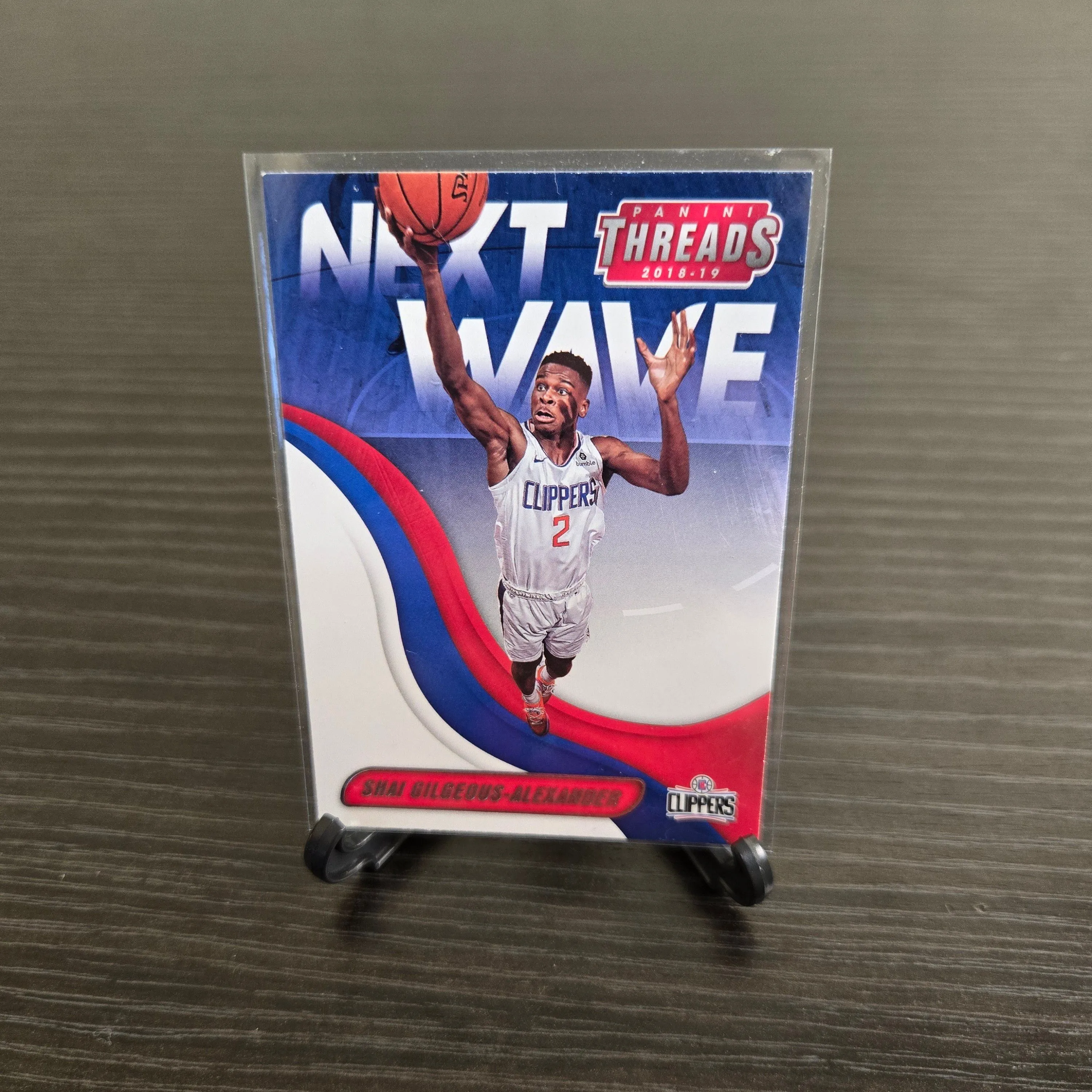 Product image for Shai Gilgeous-Alexander Rookie Clippers NBA basketball card