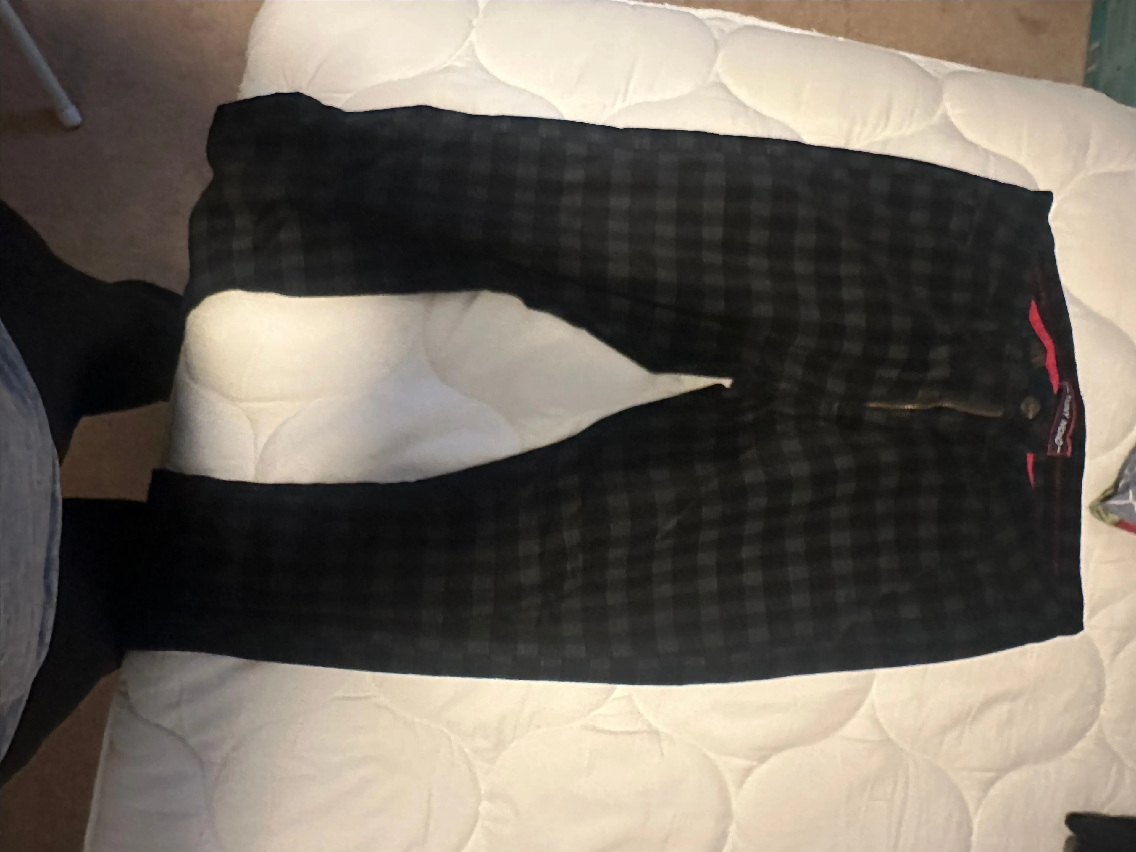Product image for Italian men's plaid pants