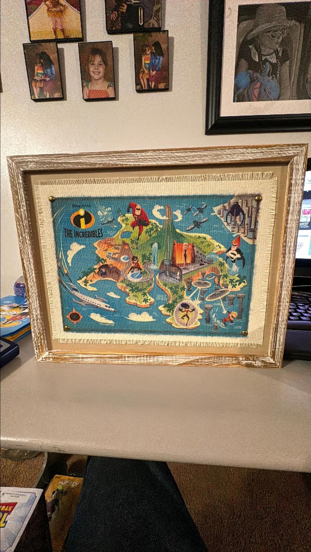 Product image for The Incredibles Canvas/with Frame