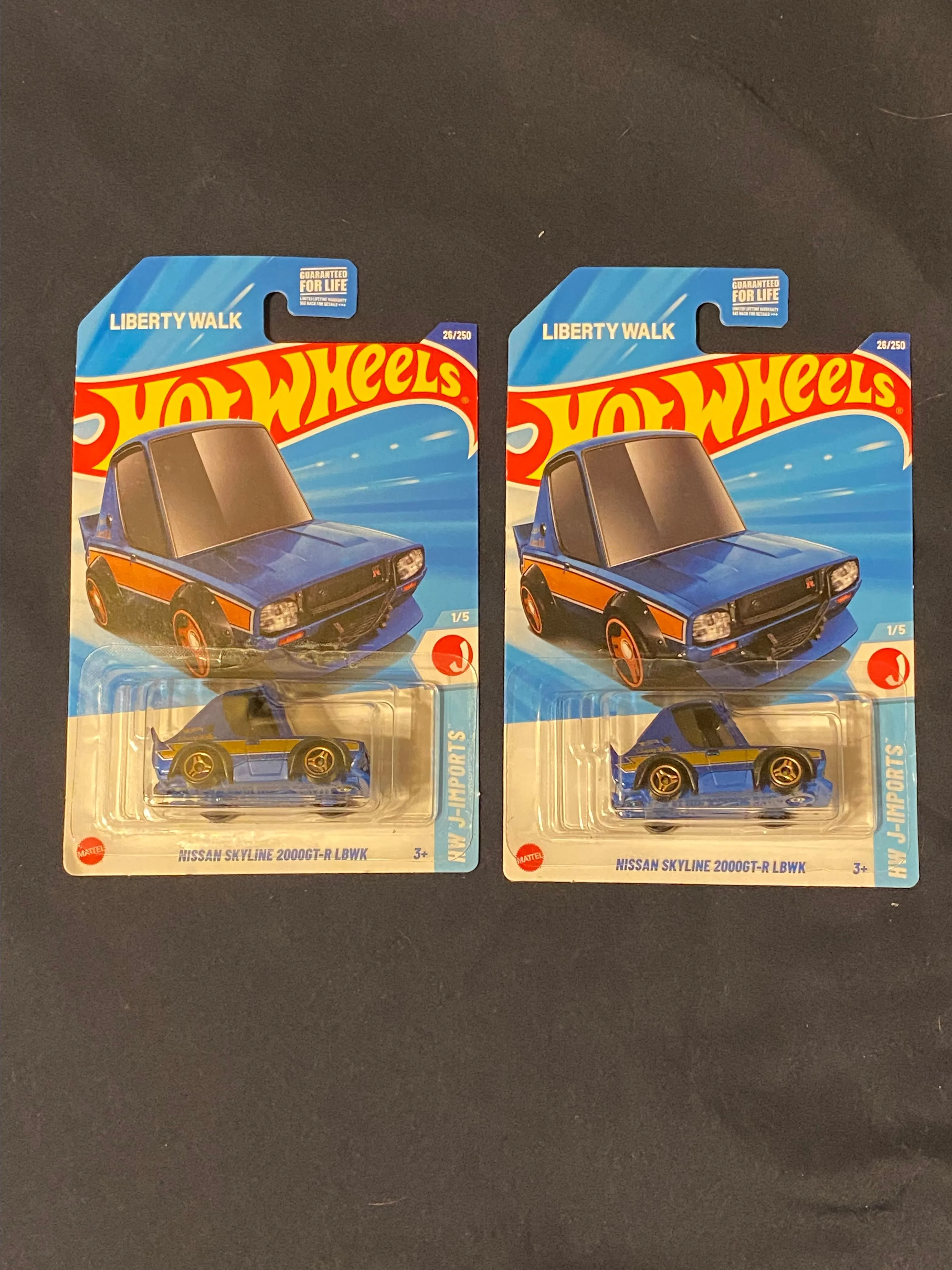 Product image for Hot Wheels Nissan Skyline 2000GT-R LBWK 2025 F Case Lot of 2