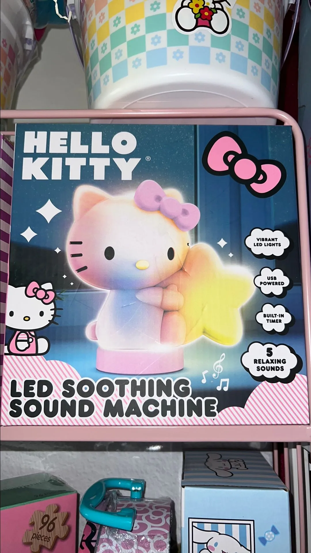 Product image for Hello kitty LED soothing sound machine
