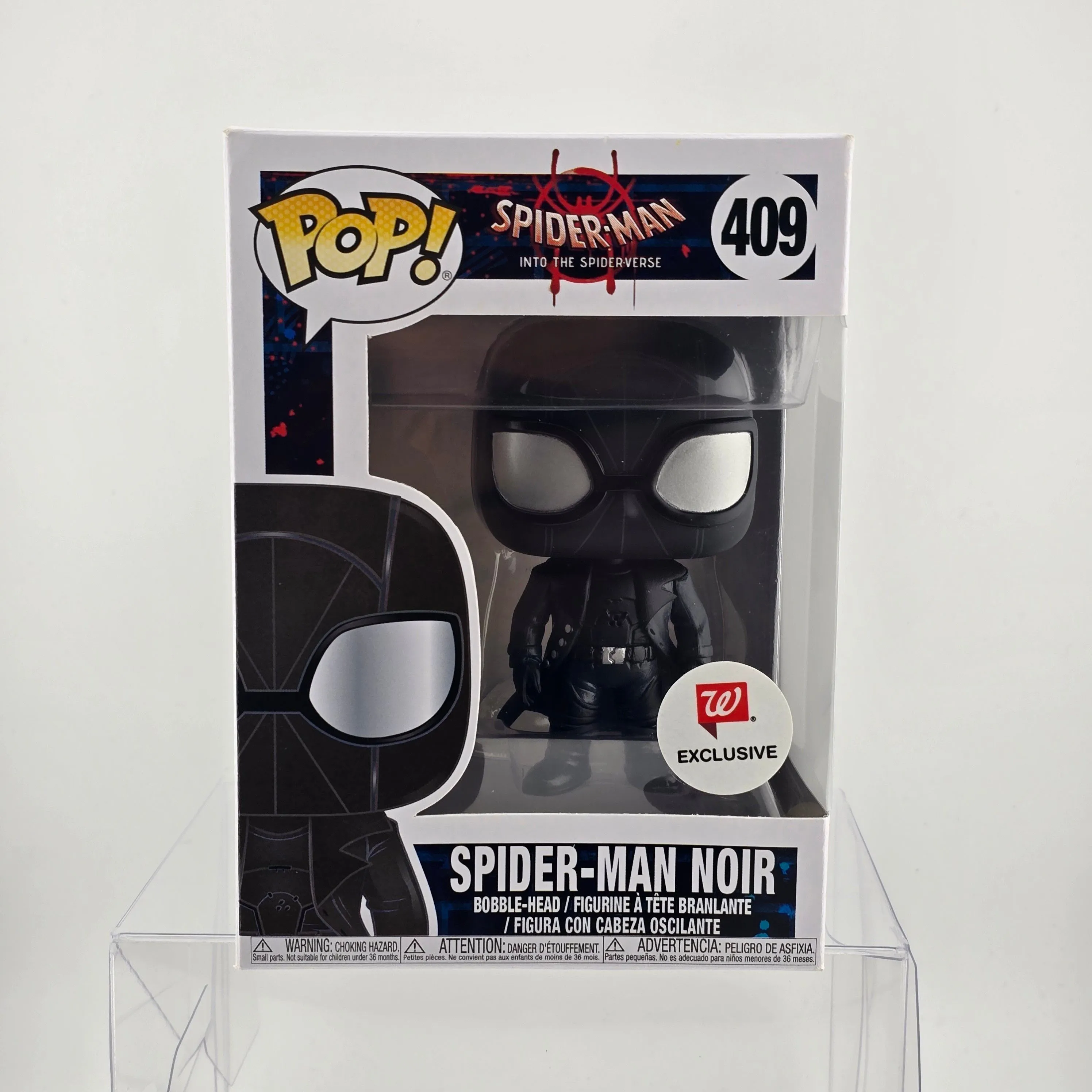 Product image for Marvel - Spider-Man Into The Spiderverse - Spider-man Noir - Walgreens Exclusive Funko Pop 409