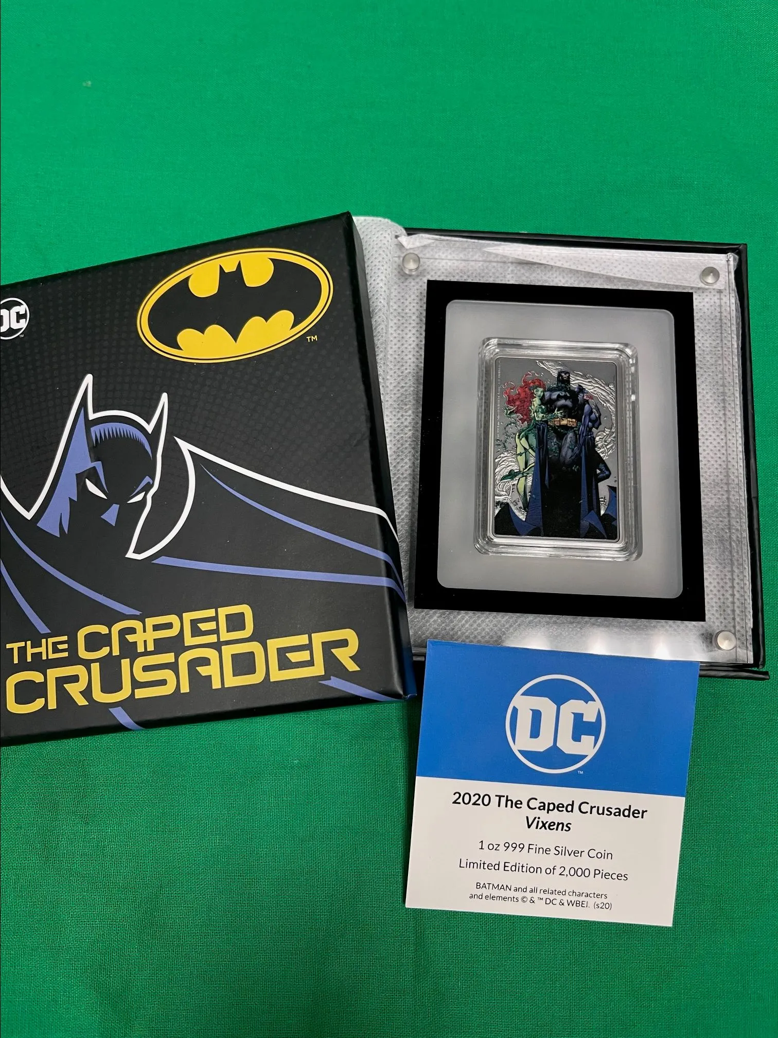 Product image for 2020 1 oz Silver The Caped Crusader - Vixens .999 Limited Edition Coin
