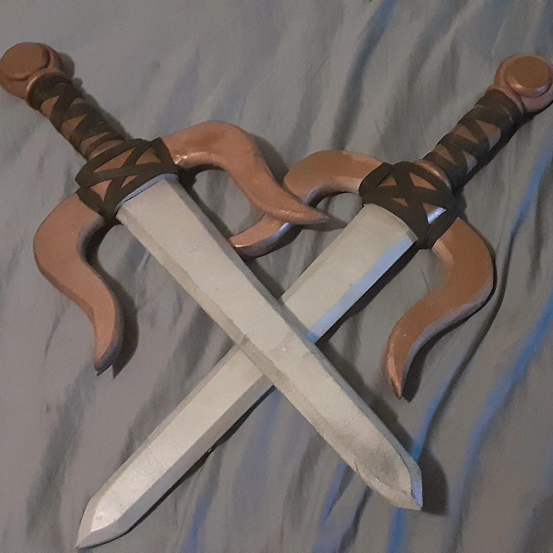 Product image for handmade pair of EVA foam daggers