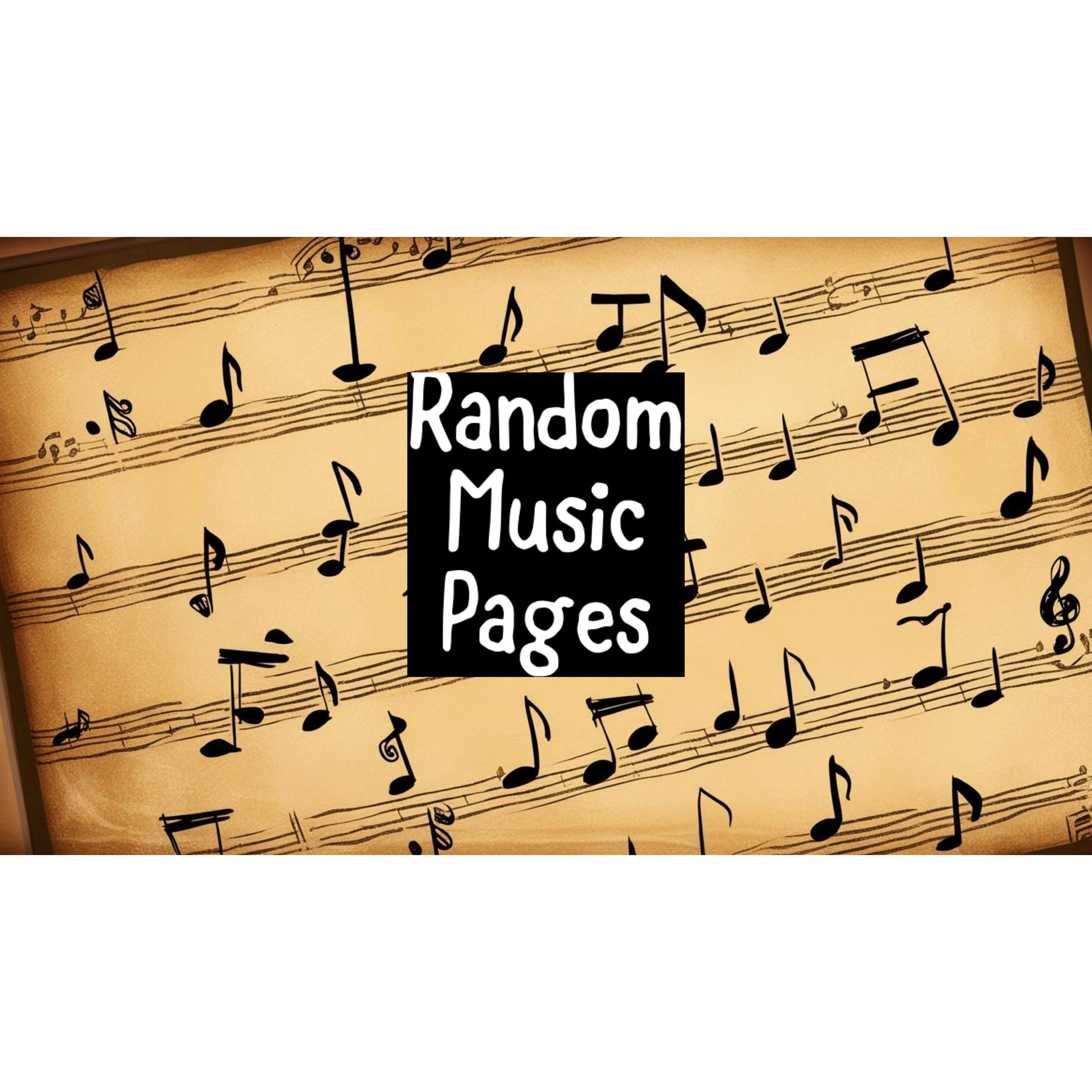 Product image for Random music pages