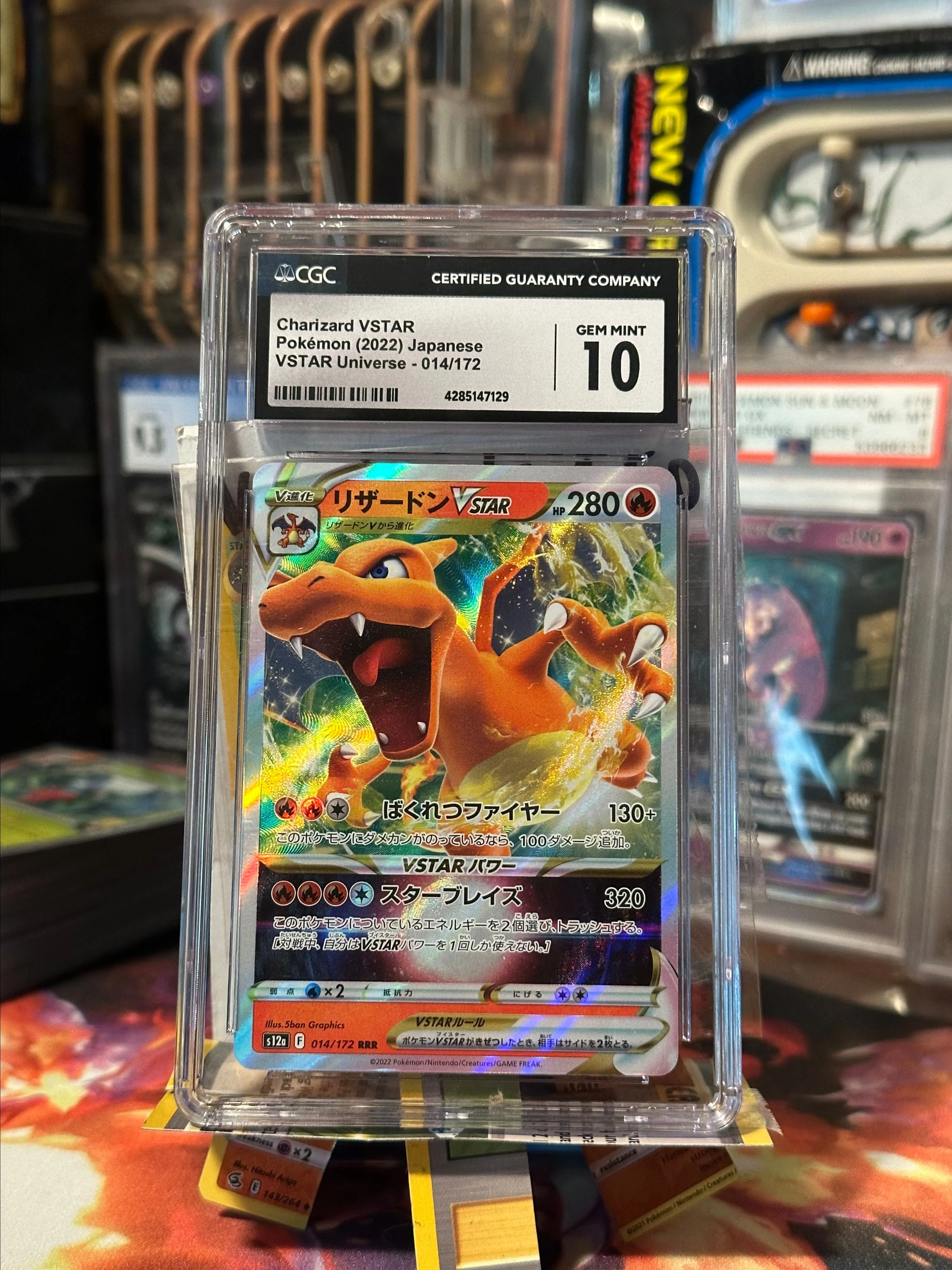 Product image for Charizard Vstar CGC 10