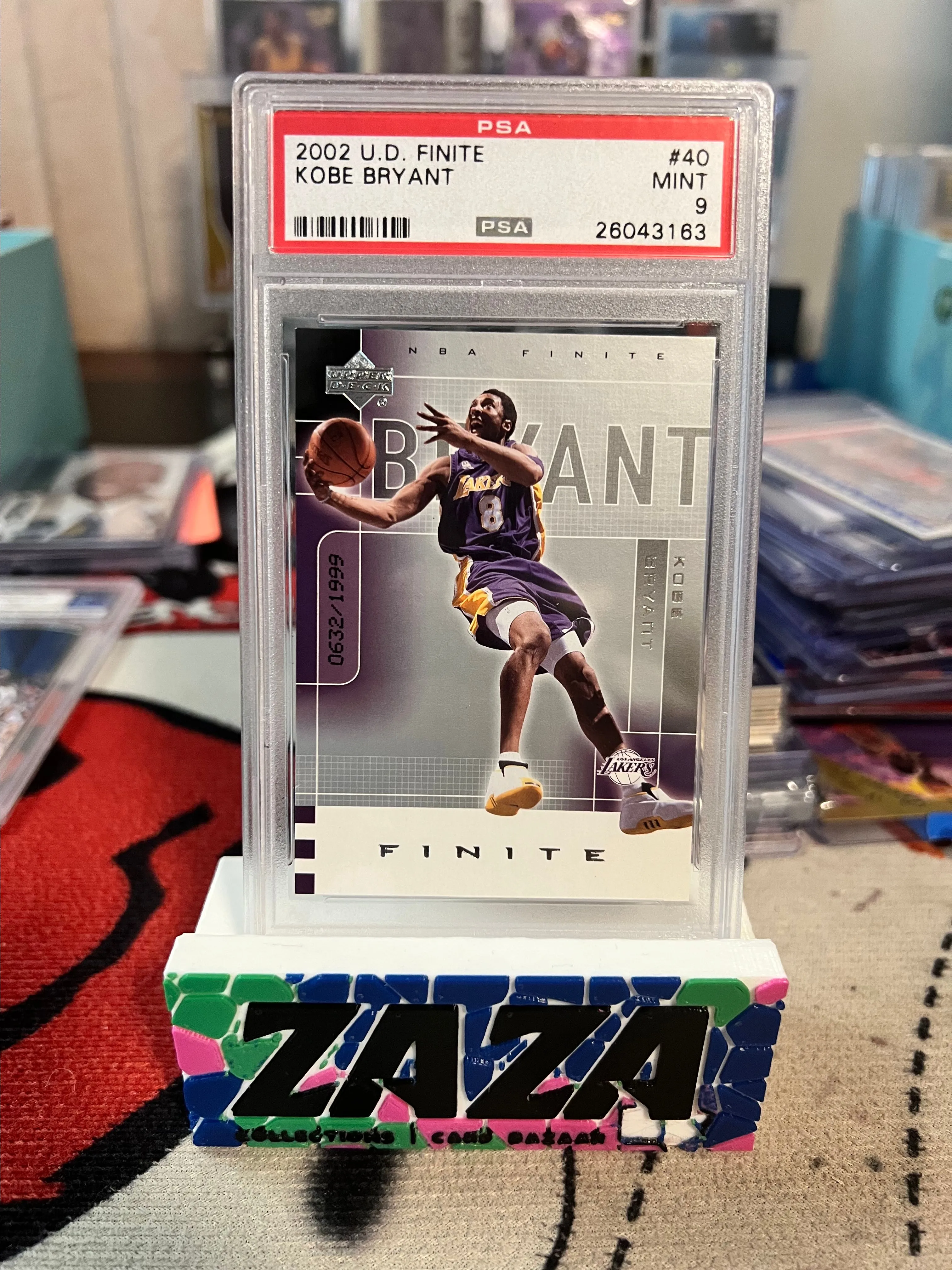 Product image for 2002 Upper Deck UD Finite Kobe Bryant /1999 PSA Mint 9! #40