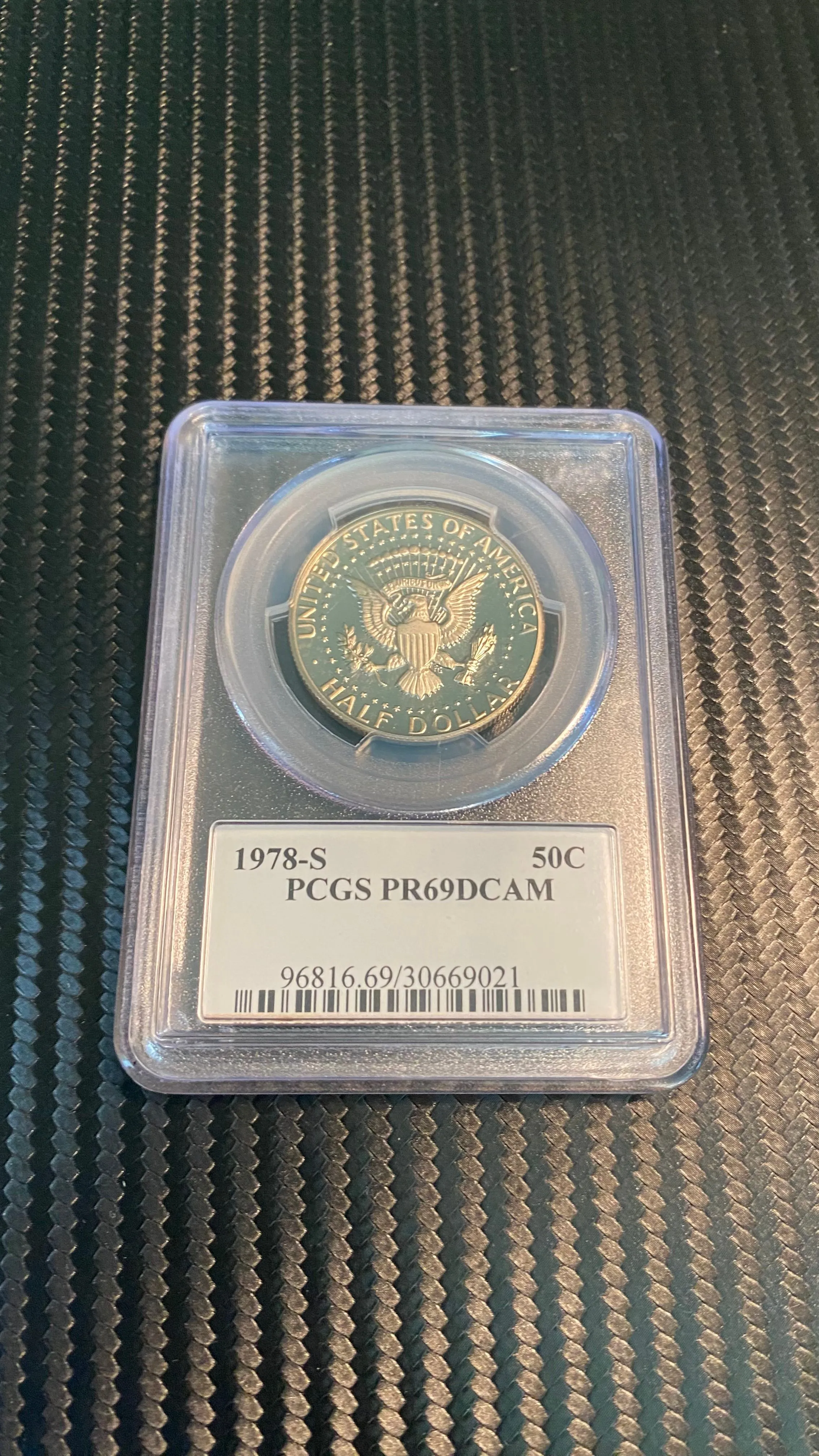 Product image for 1978-S KENNEDY HALF DOLLAR PCGS PR69DCAM